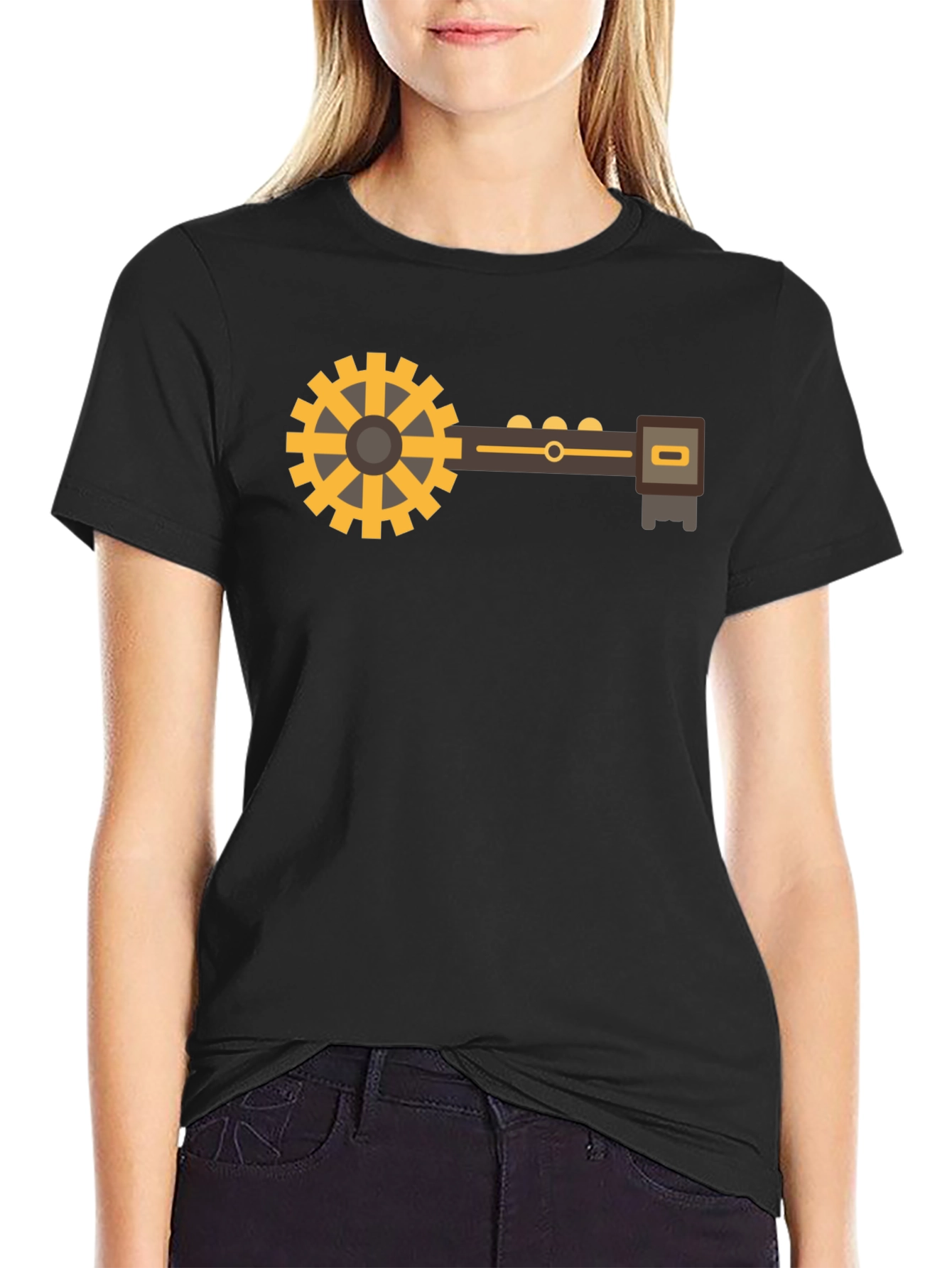 Steampunk Gear Tee - Unique Graphic T-Shirt