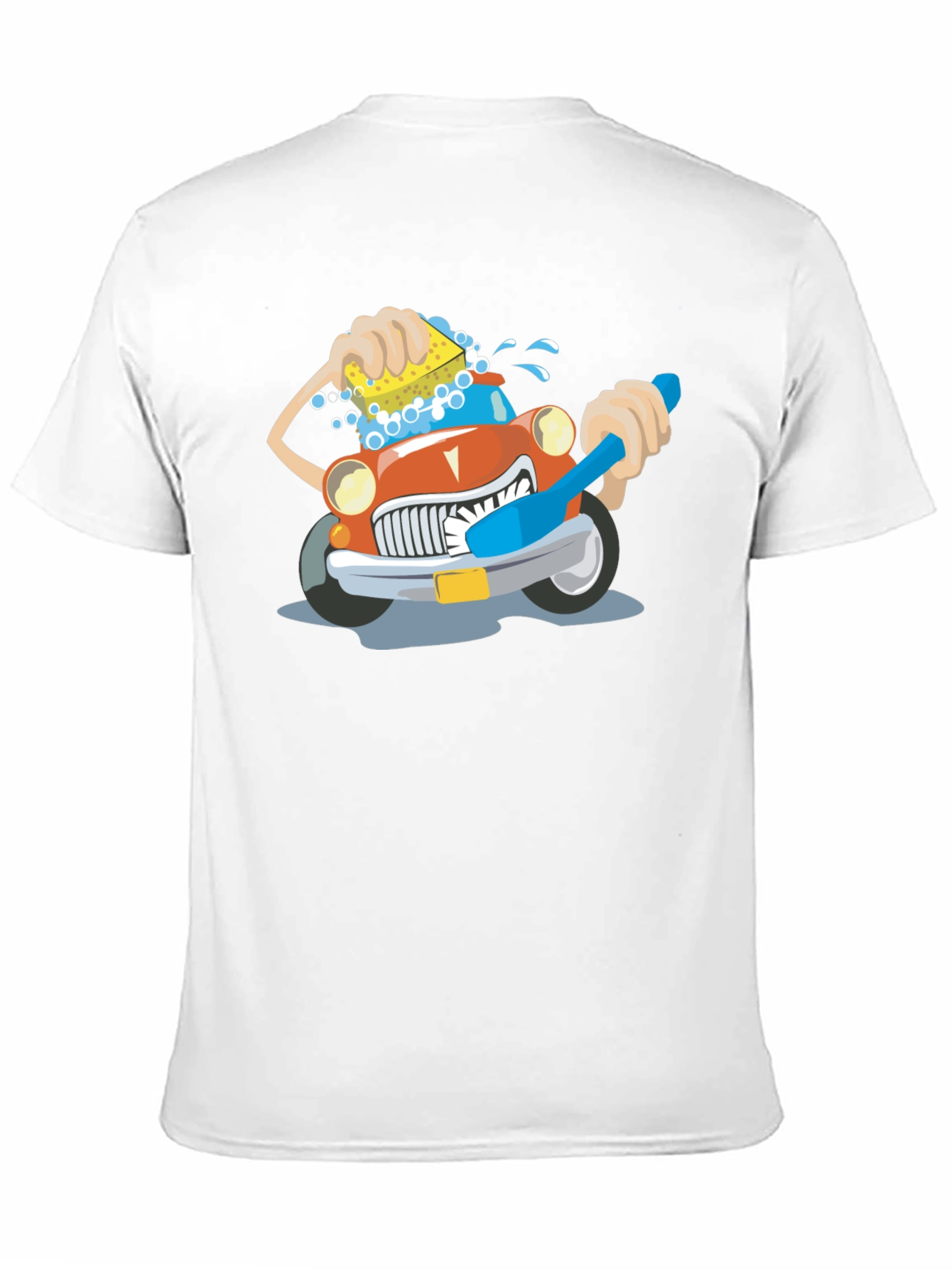 Cartoon Car Wash T-Shirt | Funny Car Lover Tee | Cute Auto Graphic Shirt | Gift for Car Enthusiasts | Free Shipping $50+