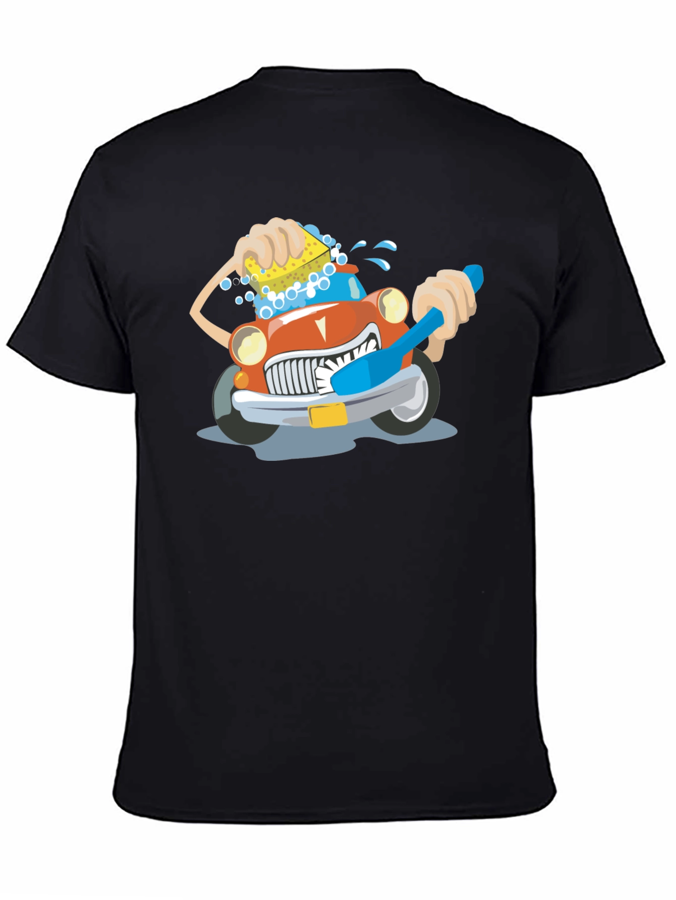 Cartoon Car Wash T-Shirt | Funny Car Lover Tee | Cute Auto Graphic Shirt | Gift for Car Enthusiasts | Free Shipping $50+