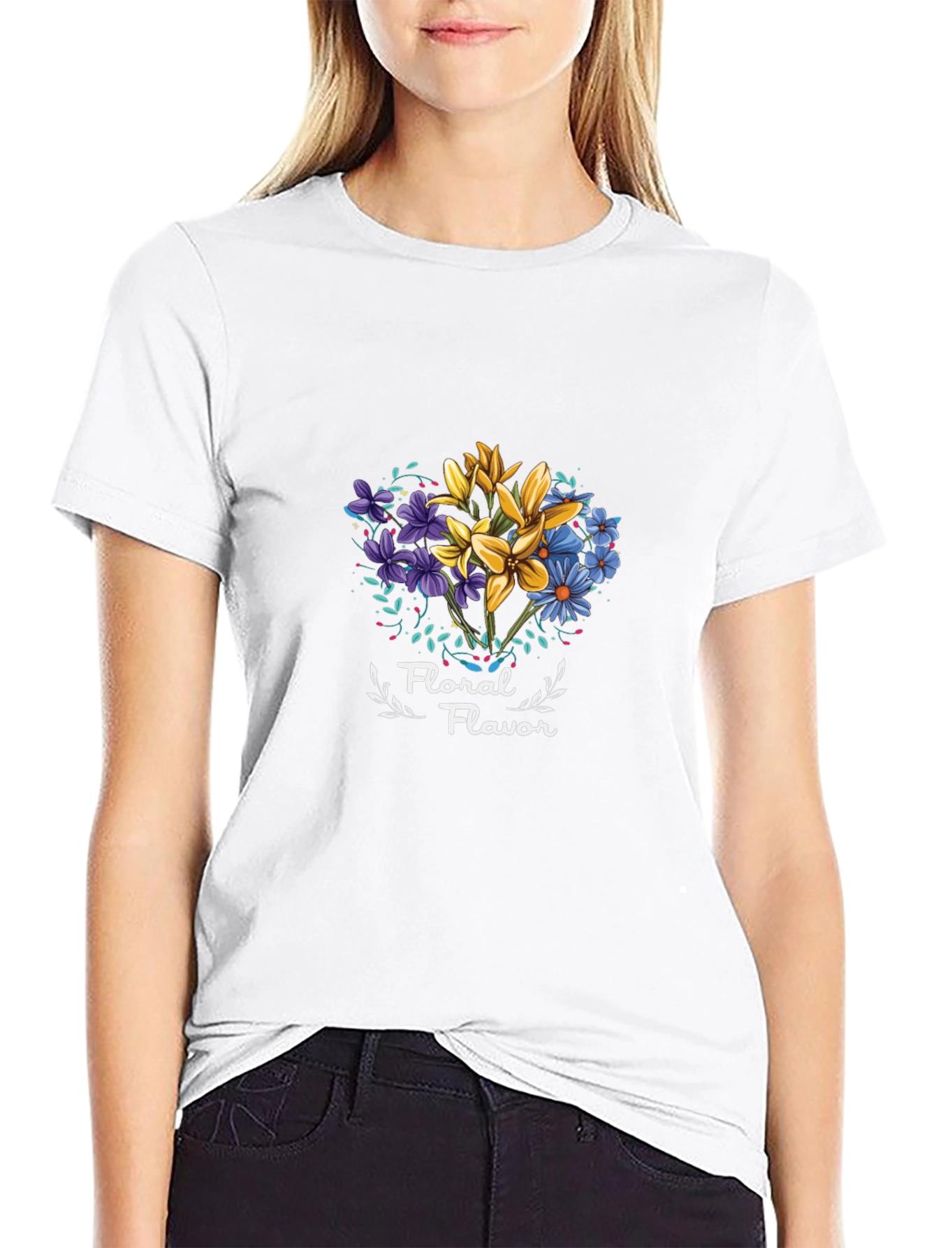 Floral Flavor Graphic T-Shirt