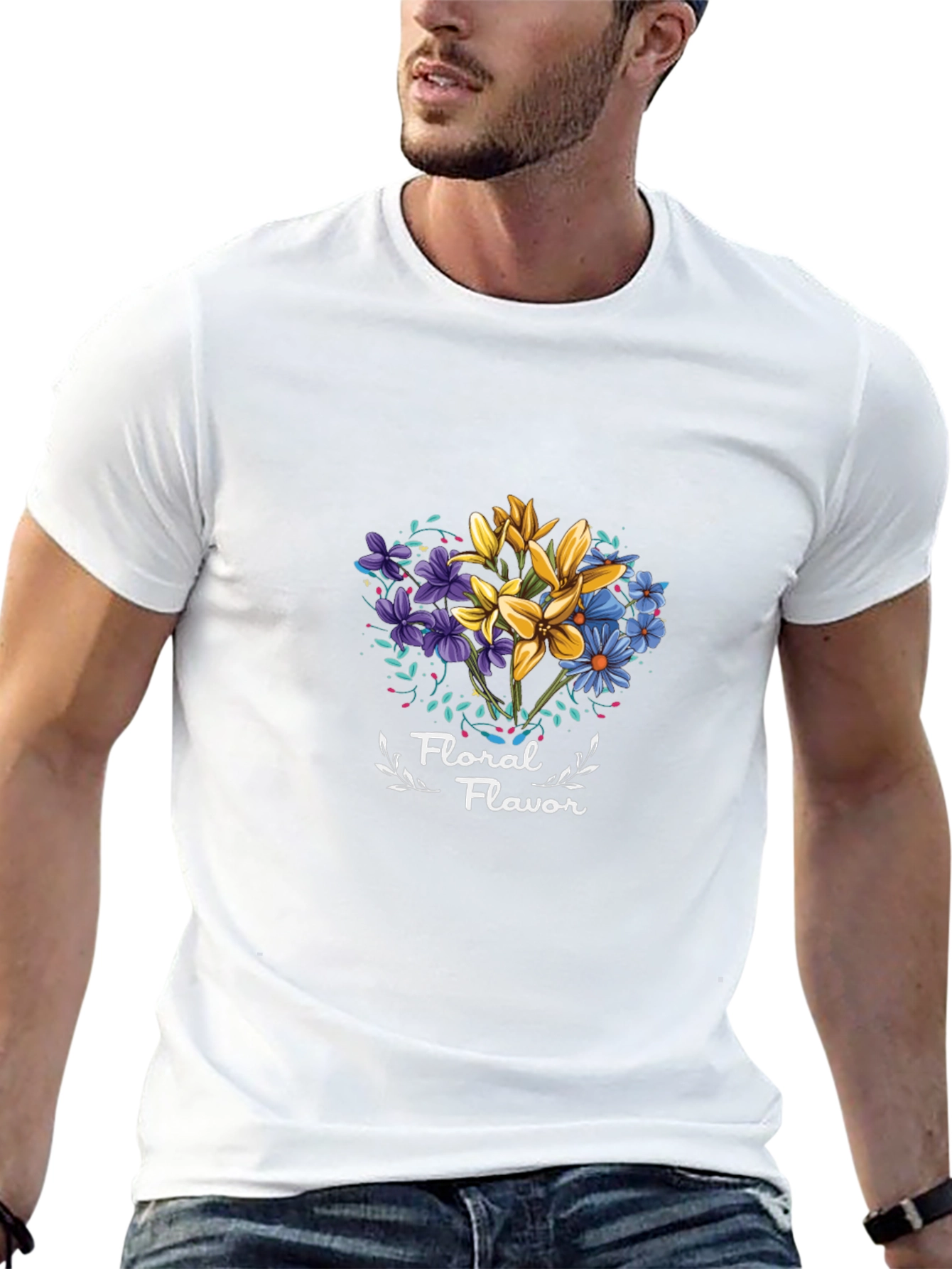 Floral Flavor Graphic T-Shirt