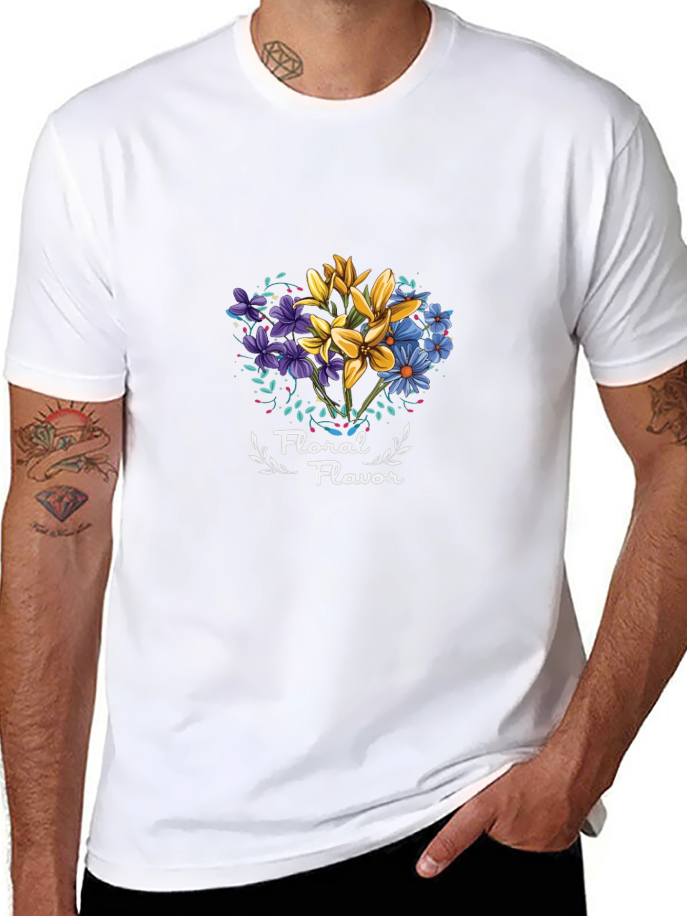 Floral Flavor Graphic T-Shirt