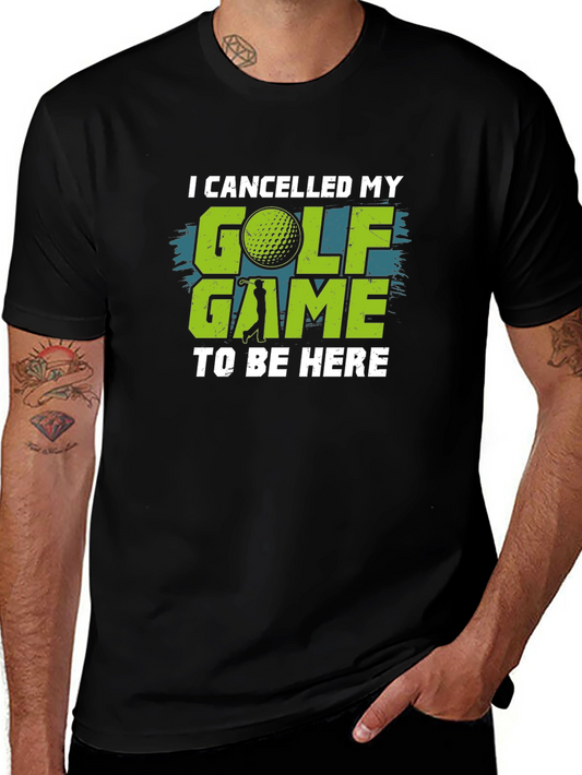Golf Game Cancelled T-Shirt - Funny Golf Tee