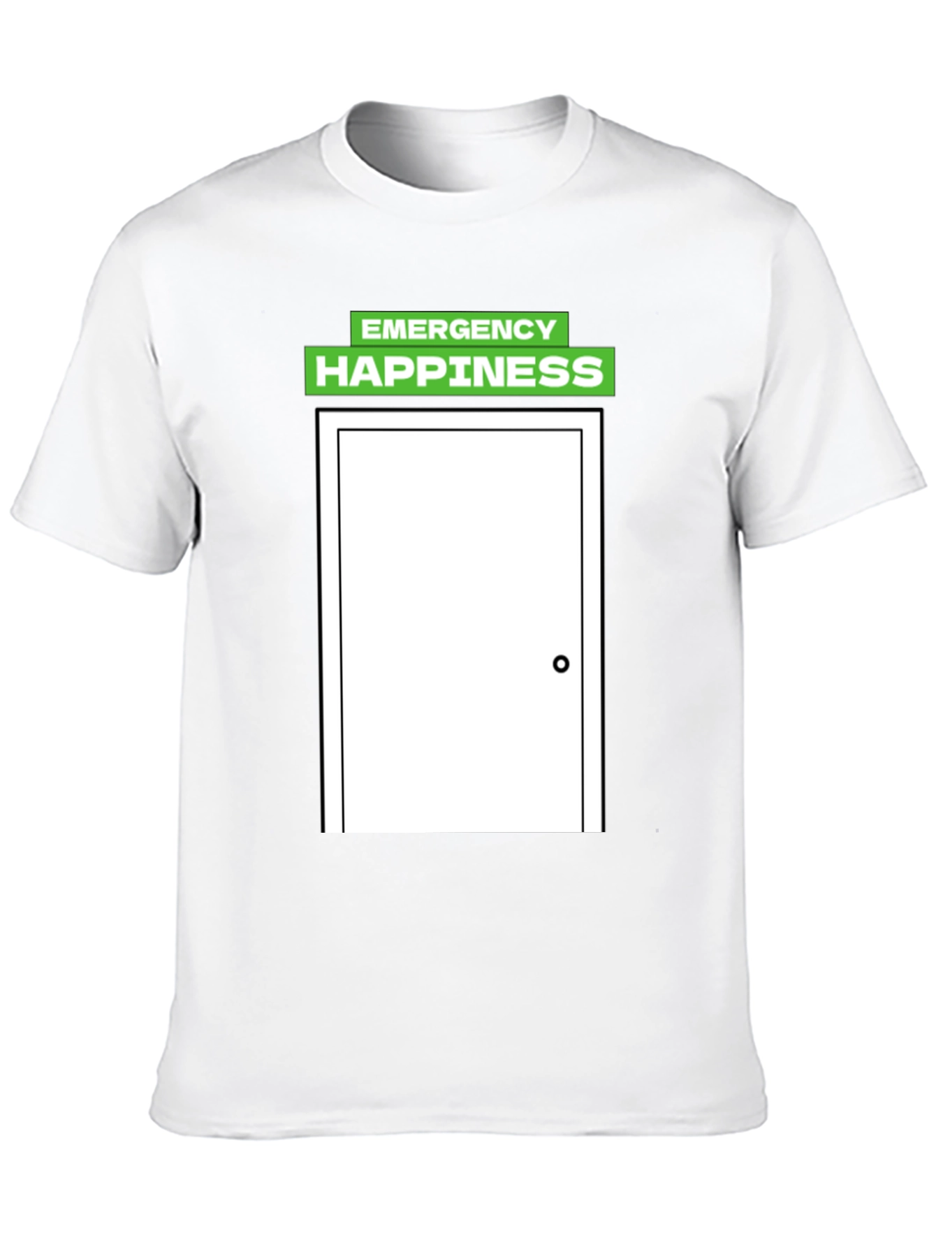 Emergency Happiness Door Graphic Tee