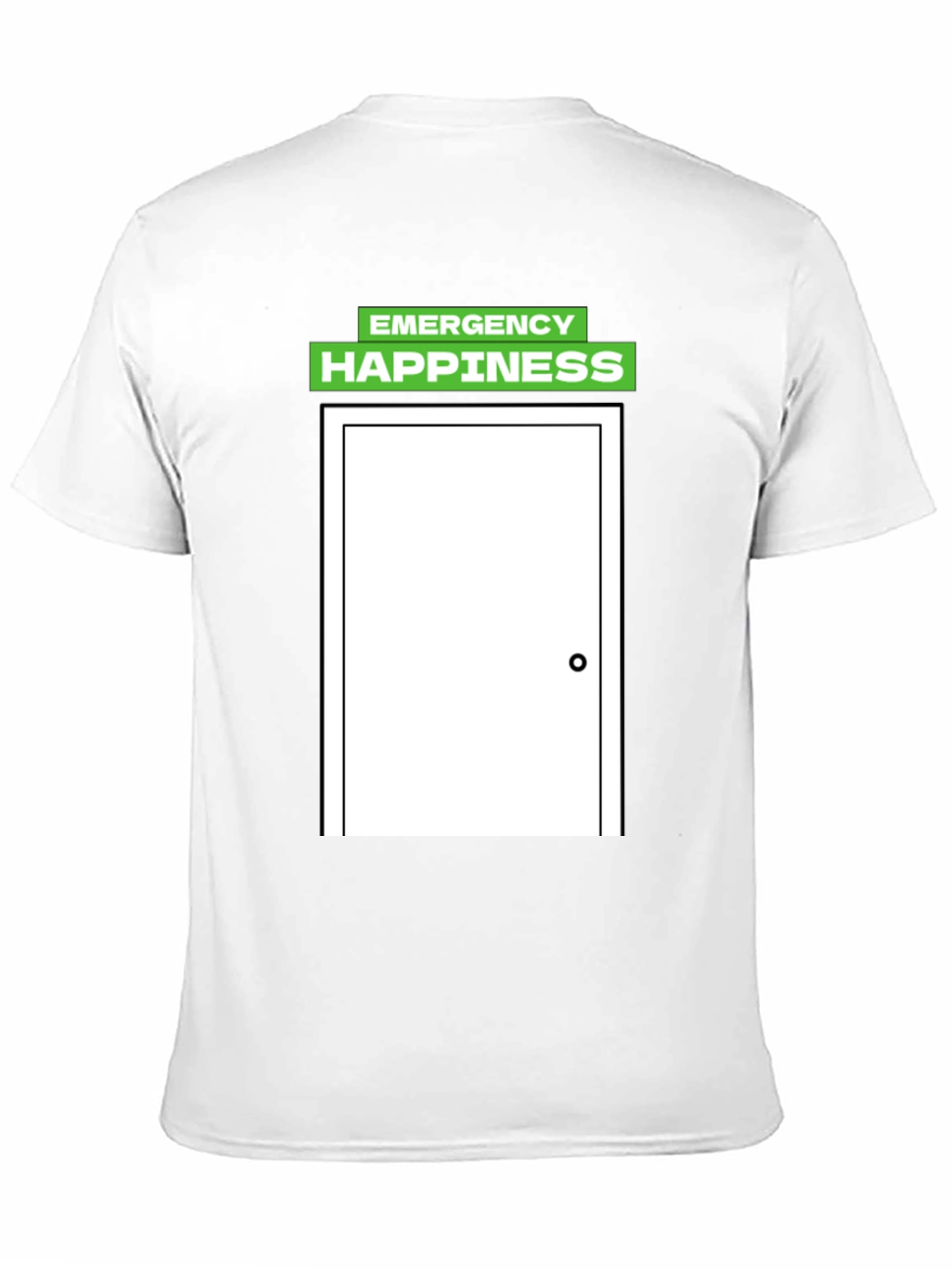 Emergency Happiness Door Graphic Tee