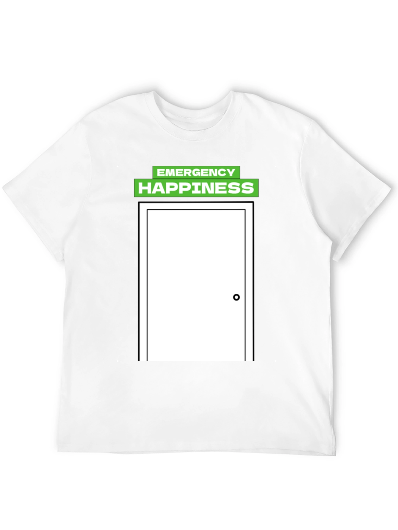 Emergency Happiness Door Graphic Tee