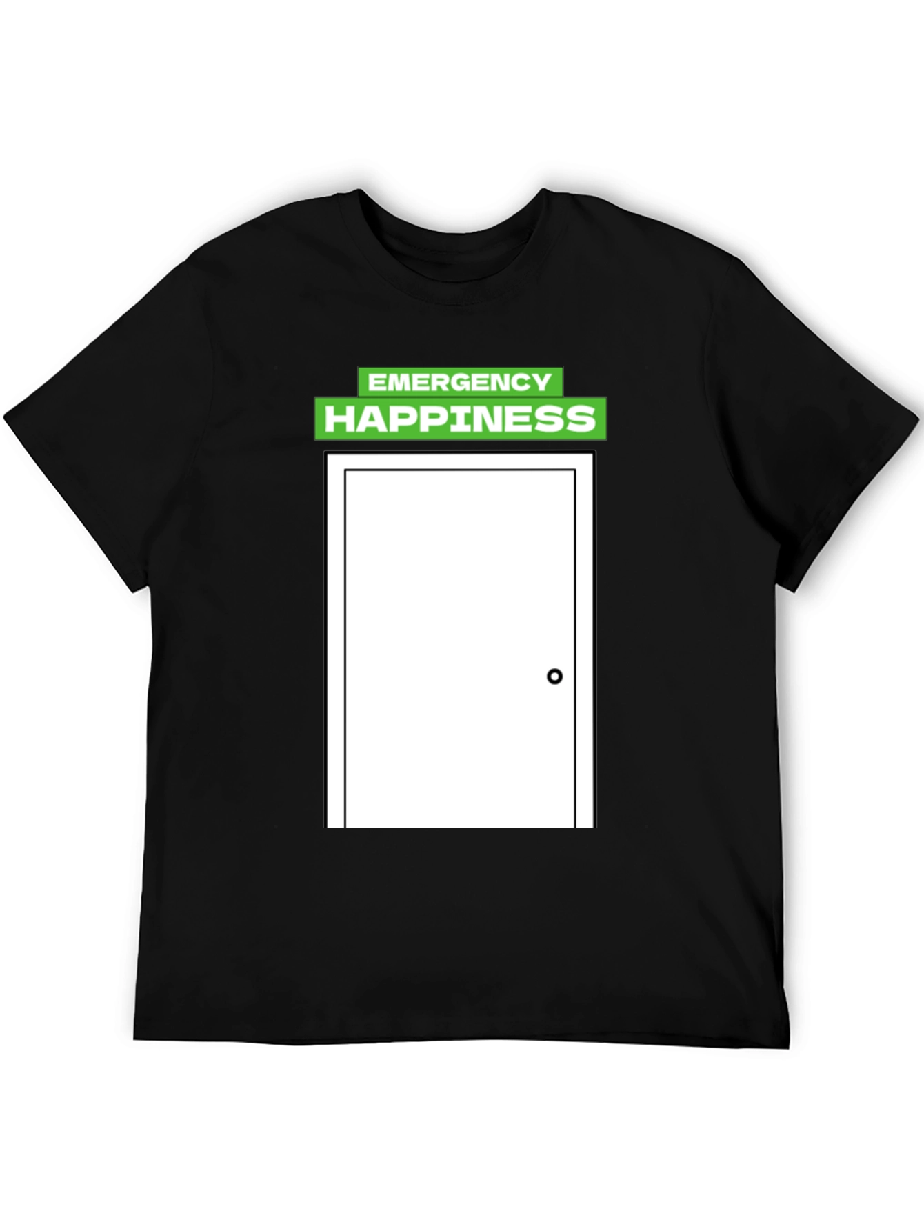 Emergency Happiness Door Graphic Tee