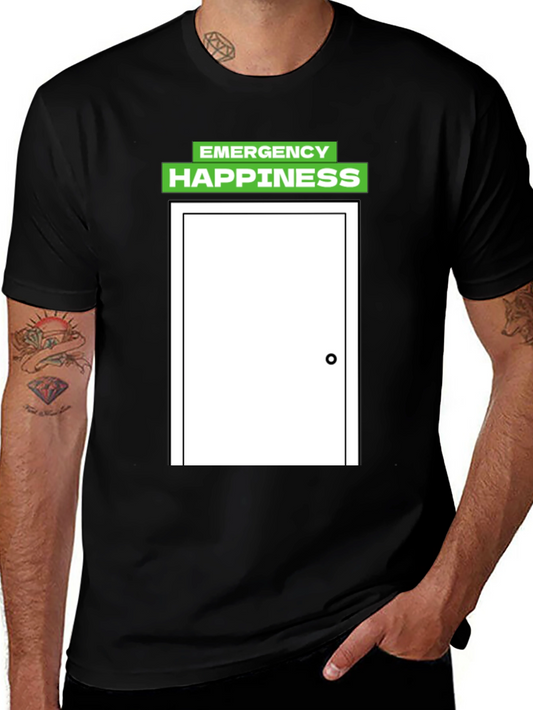 Emergency Happiness Door Graphic Tee