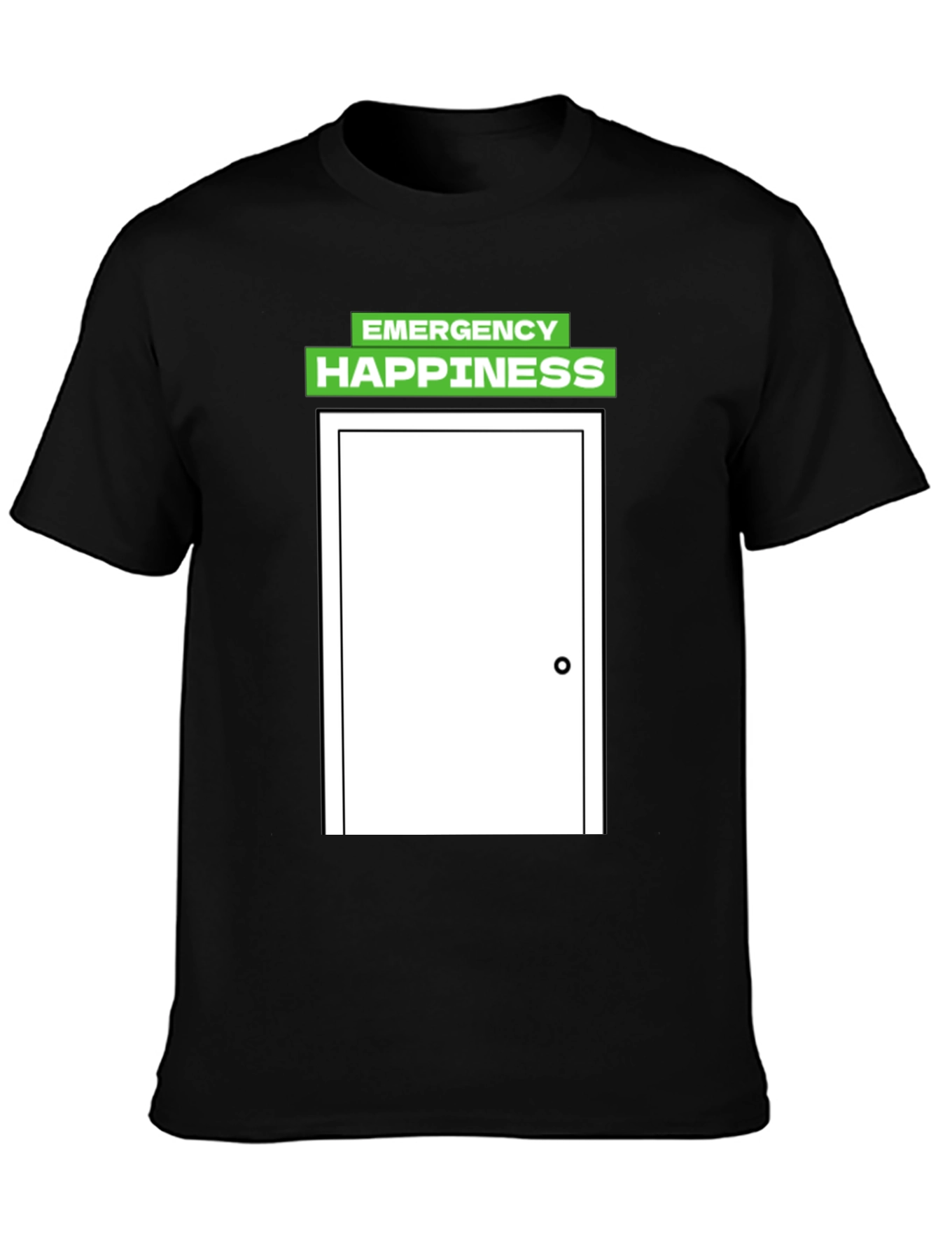 Emergency Happiness Door Graphic Tee