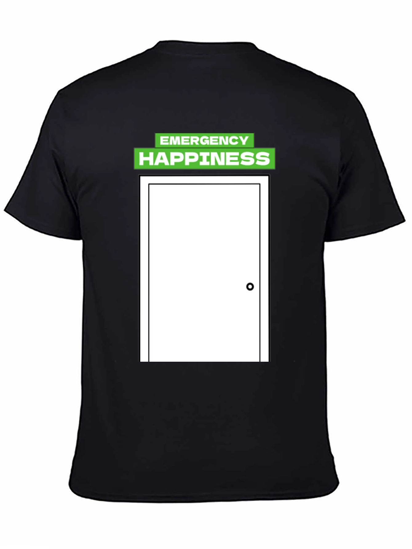 Emergency Happiness Door Graphic Tee