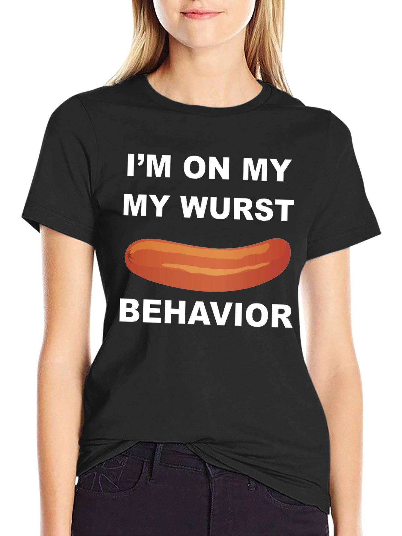 Wurst Behavior T-Shirt Funny Sausage Tee