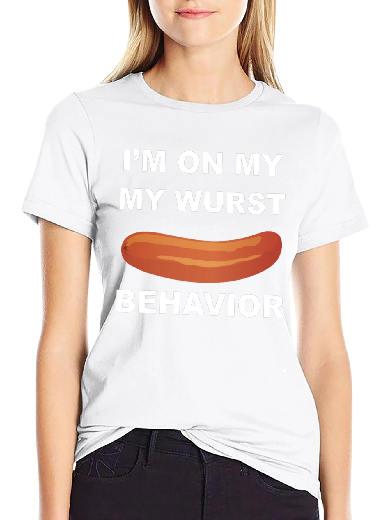 Wurst Behavior T-Shirt Funny Sausage Tee