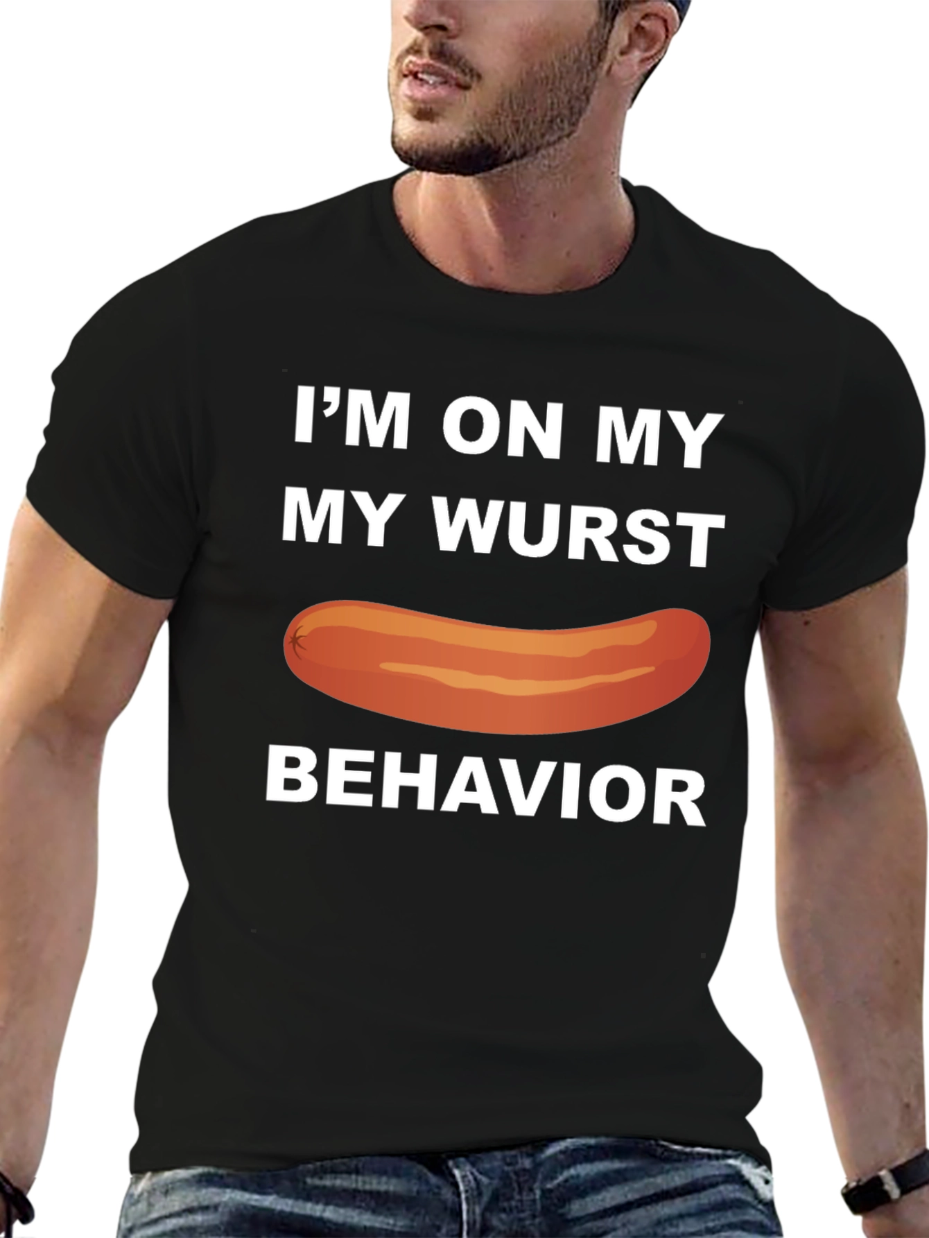 Wurst Behavior T-Shirt Funny Sausage Tee