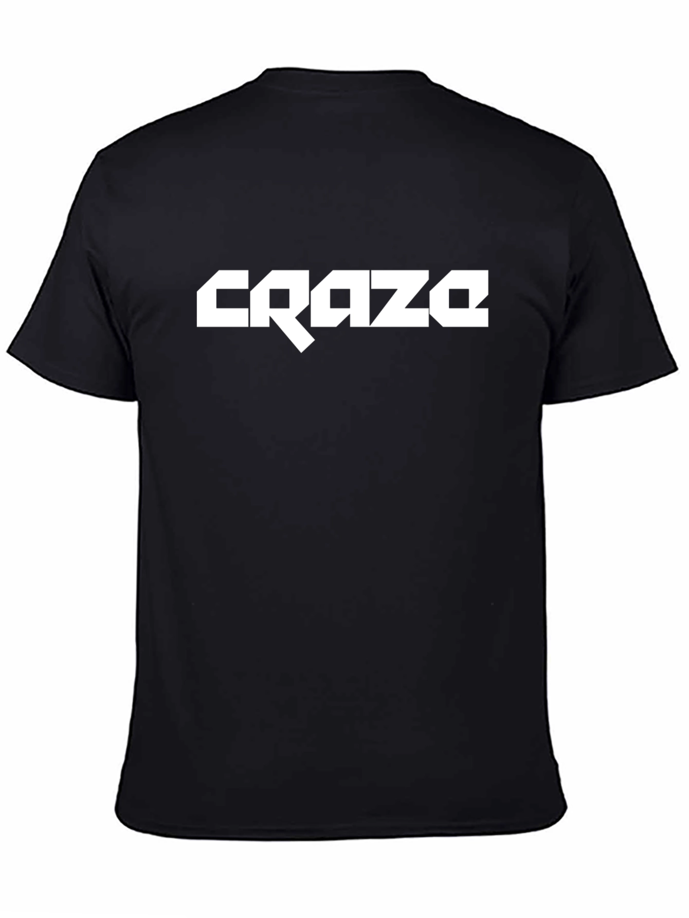 Craze Graphic Tee - Stylish Black Cotton T-Shirt