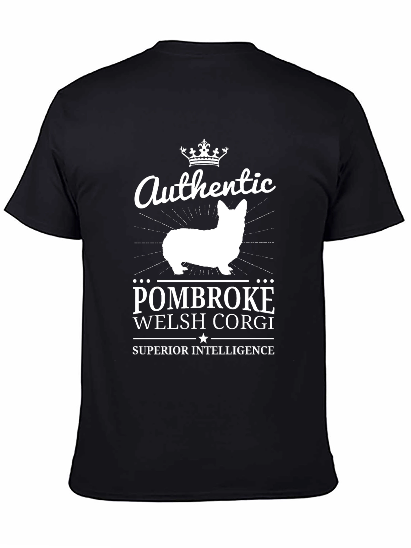 Pembroke Welsh Corgi Crown T-Shirt – Smart Dog Lover Tee
