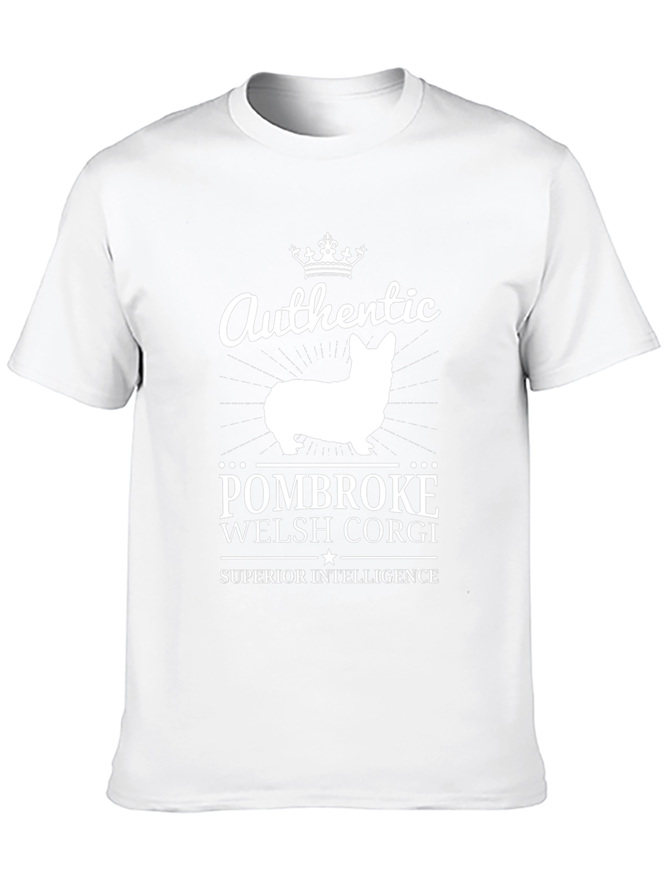 Pembroke Welsh Corgi Crown T-Shirt – Smart Dog Lover Tee