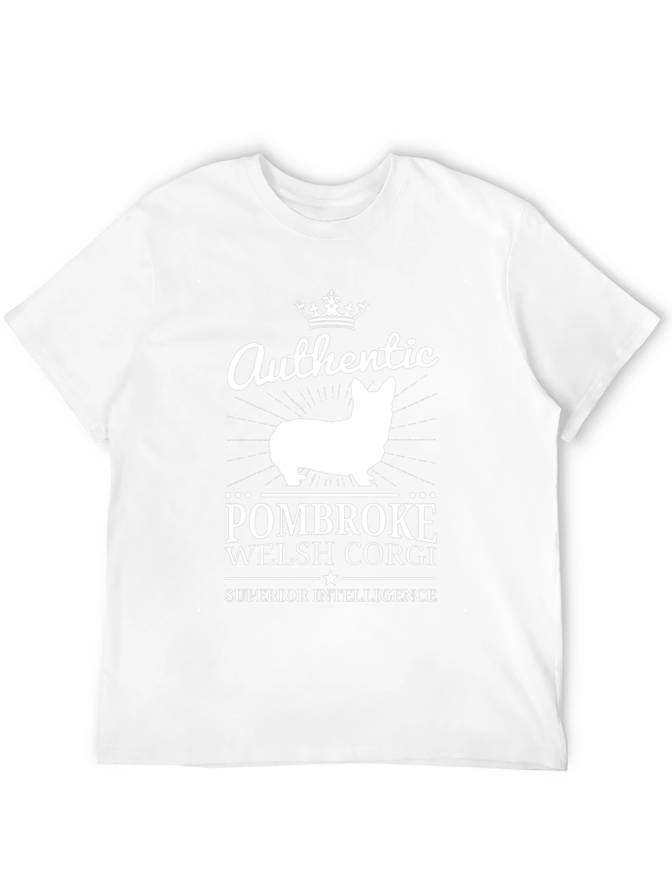 Pembroke Welsh Corgi Crown T-Shirt – Smart Dog Lover Tee