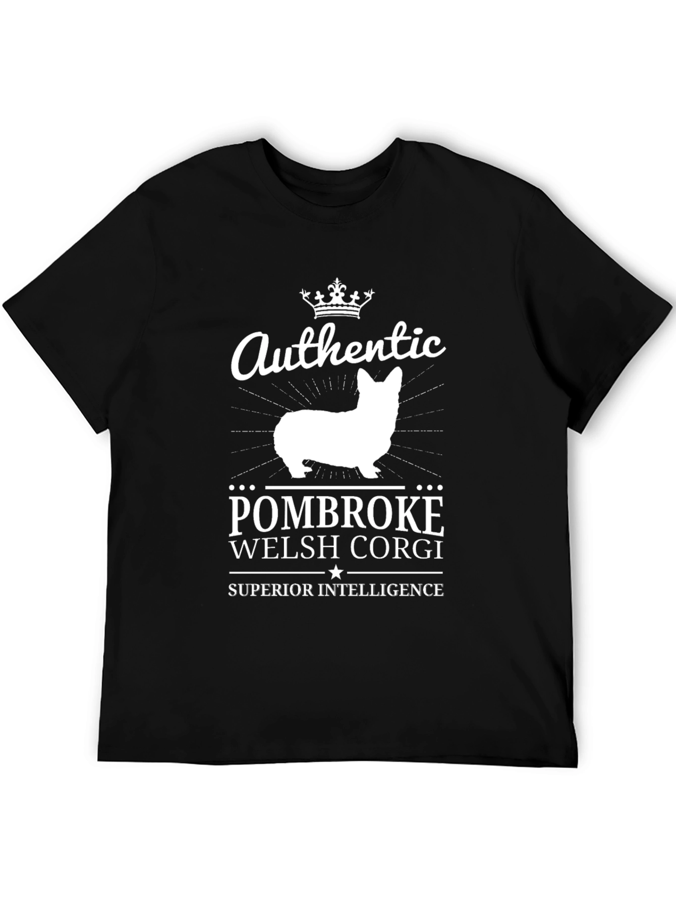 Pembroke Welsh Corgi Crown T-Shirt – Smart Dog Lover Tee