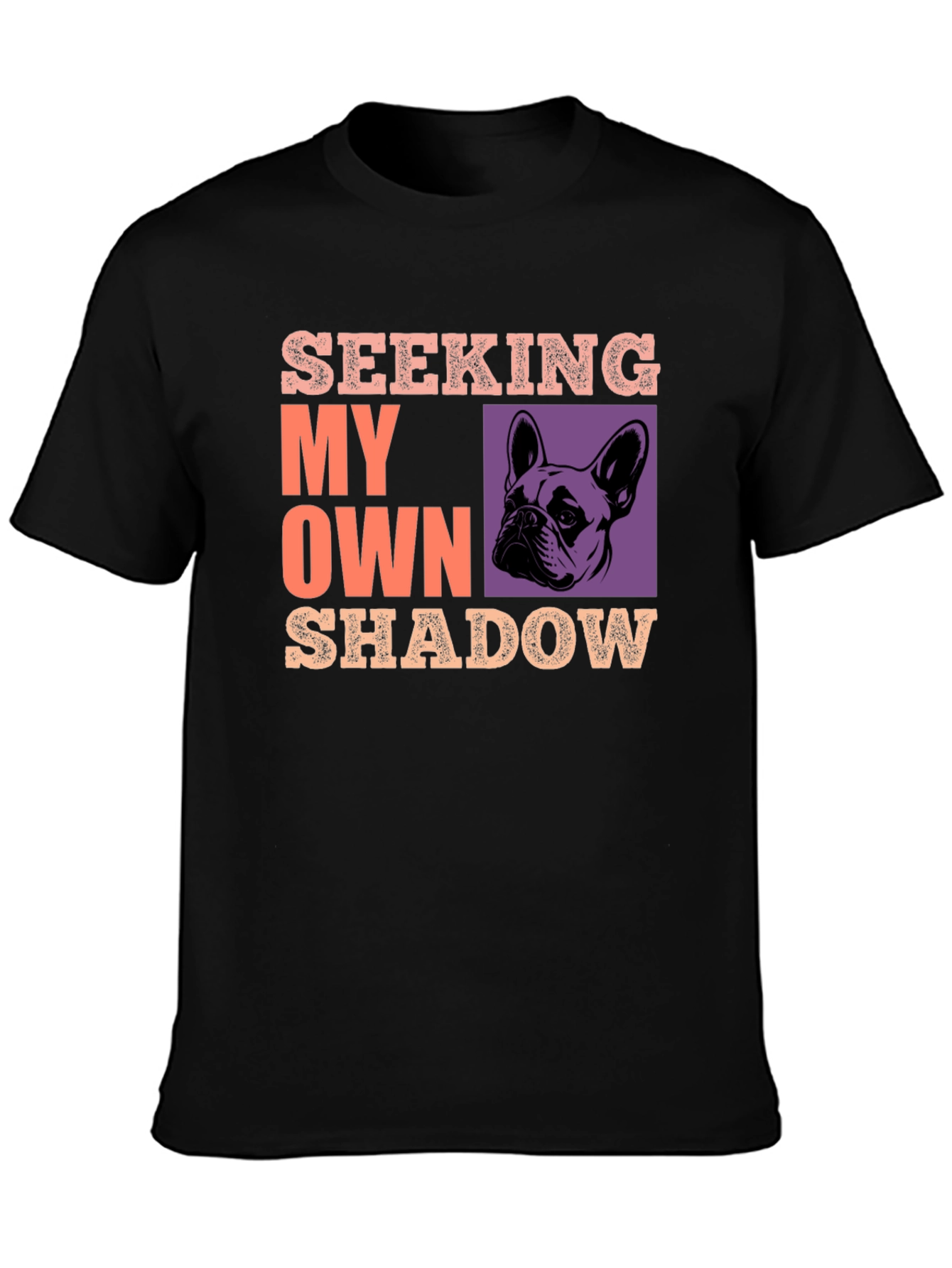 Seeking My Own Shadow Dog Graphic T-Shirt