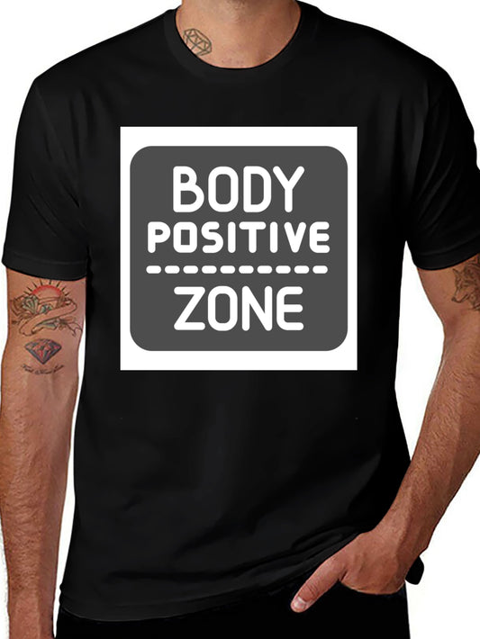 Body Positive Zone Graphic Tee - Black
