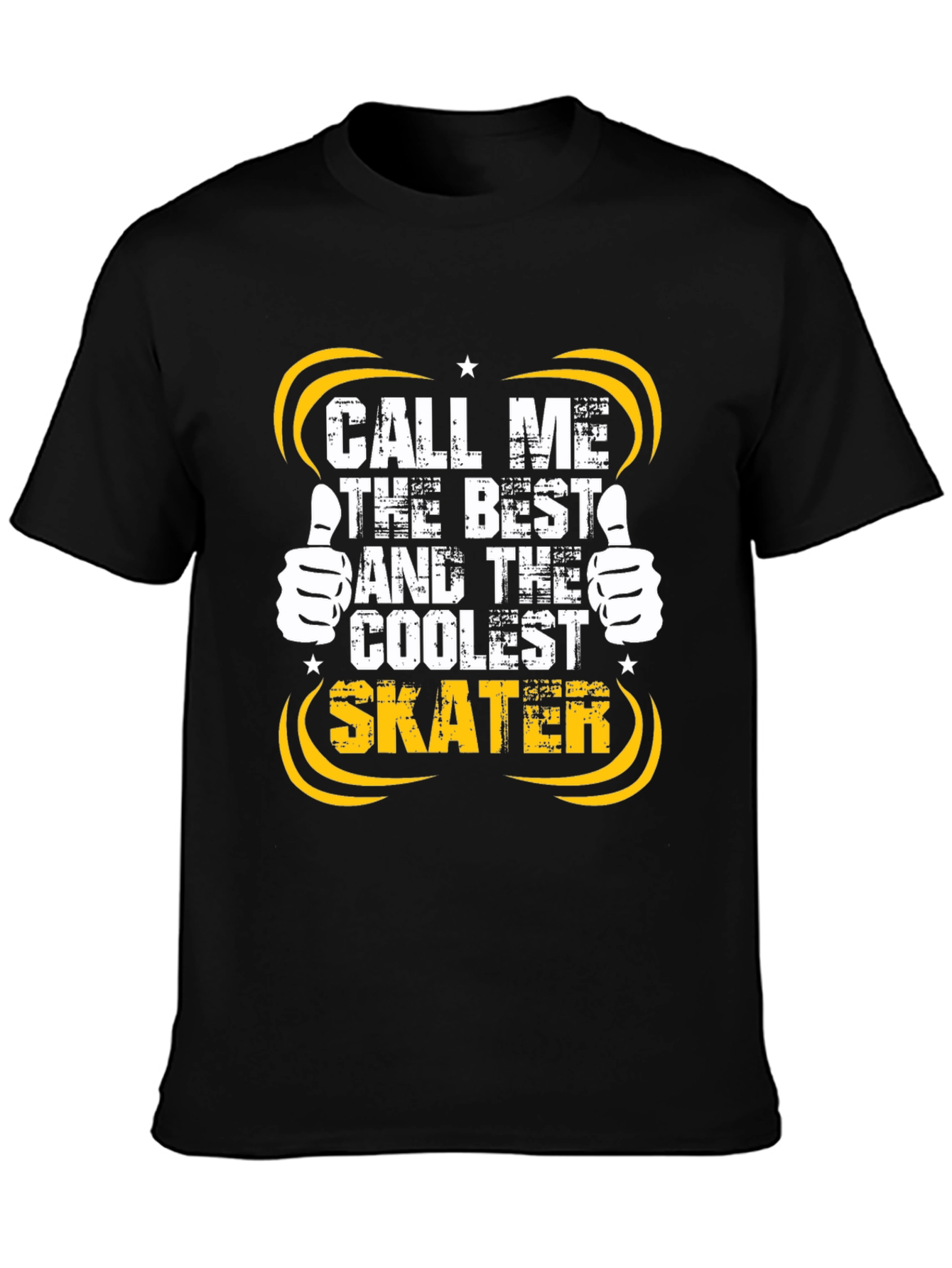 Coolest Skater Graphic Tee - Black T-Shirt