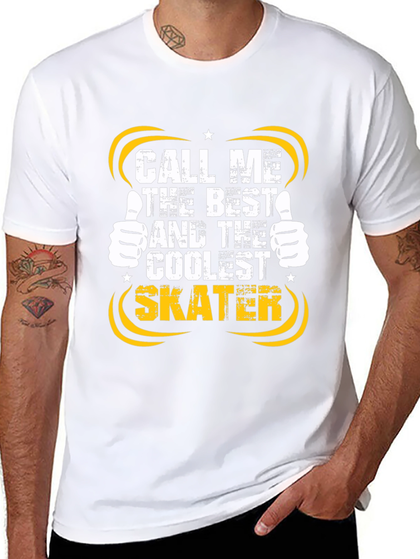 Coolest Skater Graphic Tee - Black T-Shirt