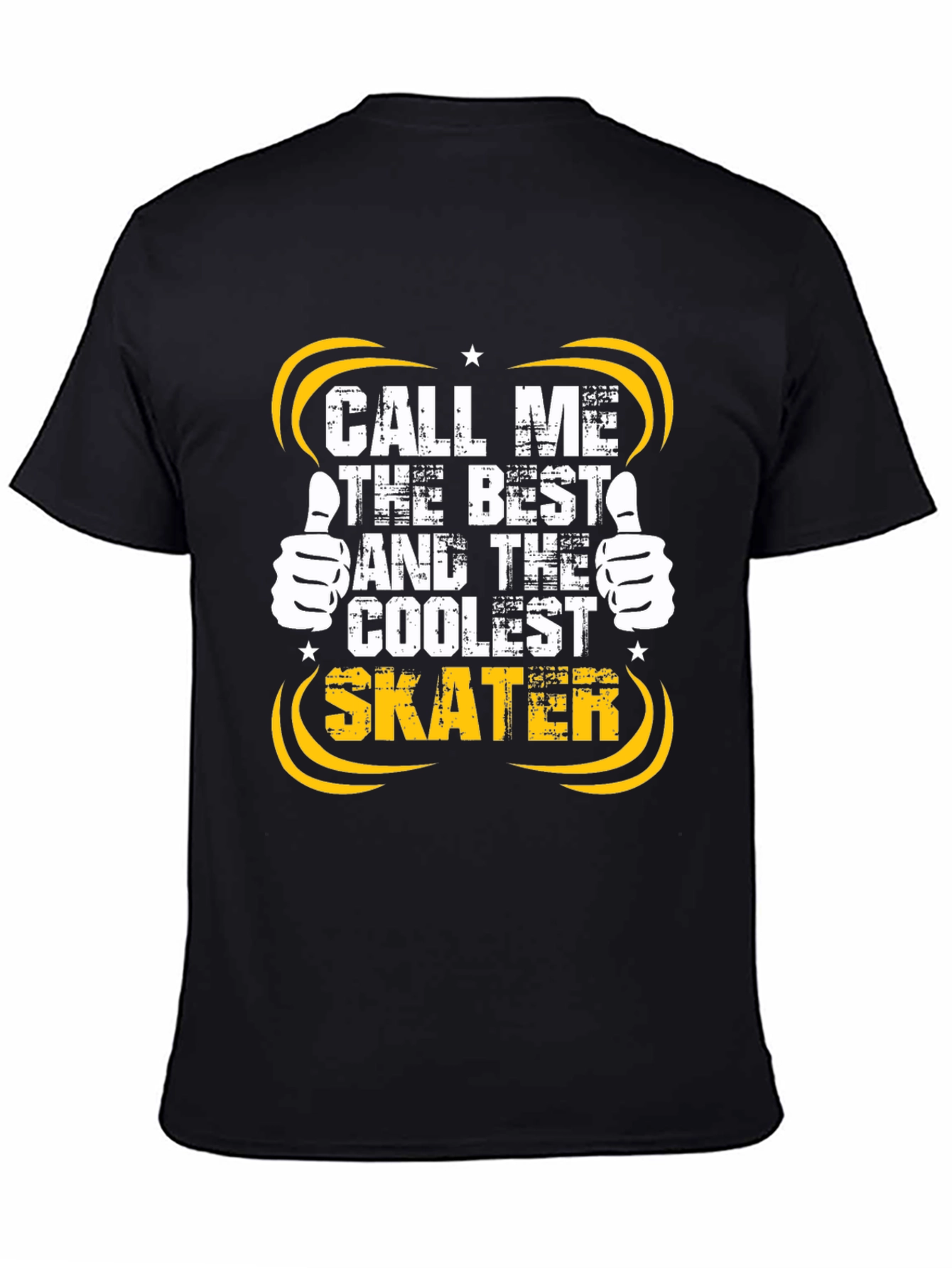 Coolest Skater Graphic Tee - Black T-Shirt