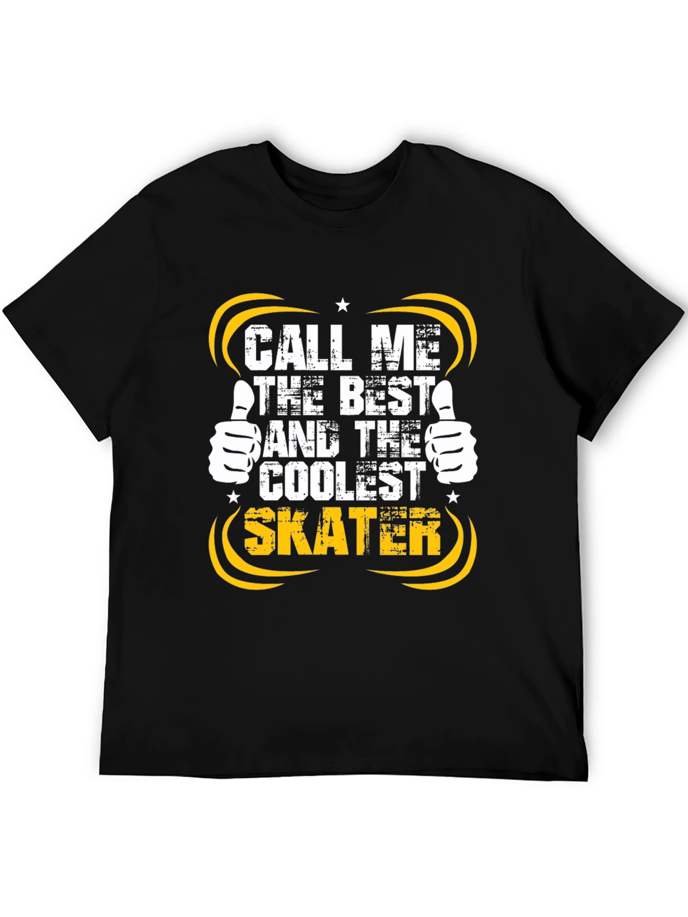Coolest Skater Graphic Tee - Black T-Shirt