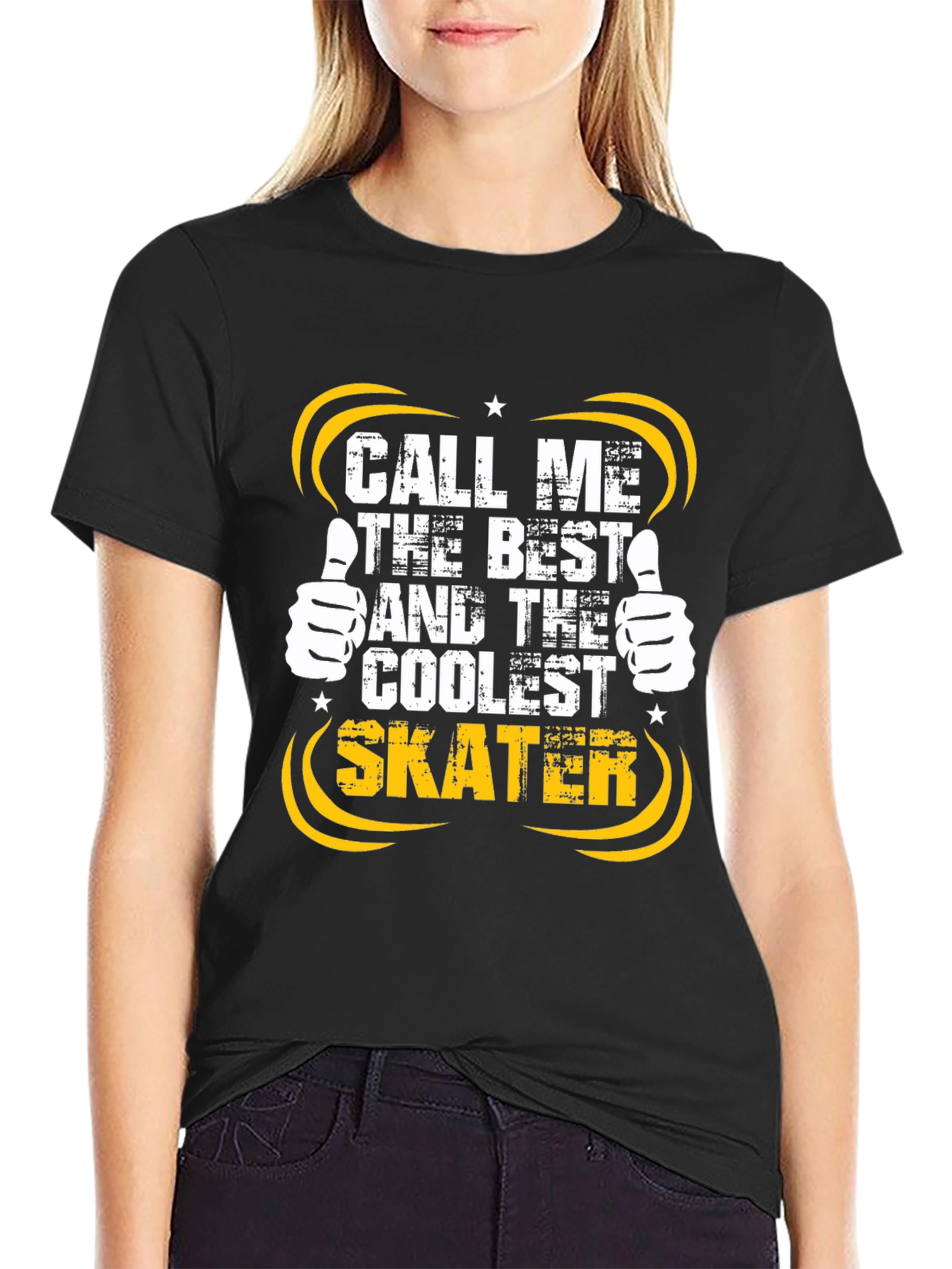 Coolest Skater Graphic Tee - Black T-Shirt