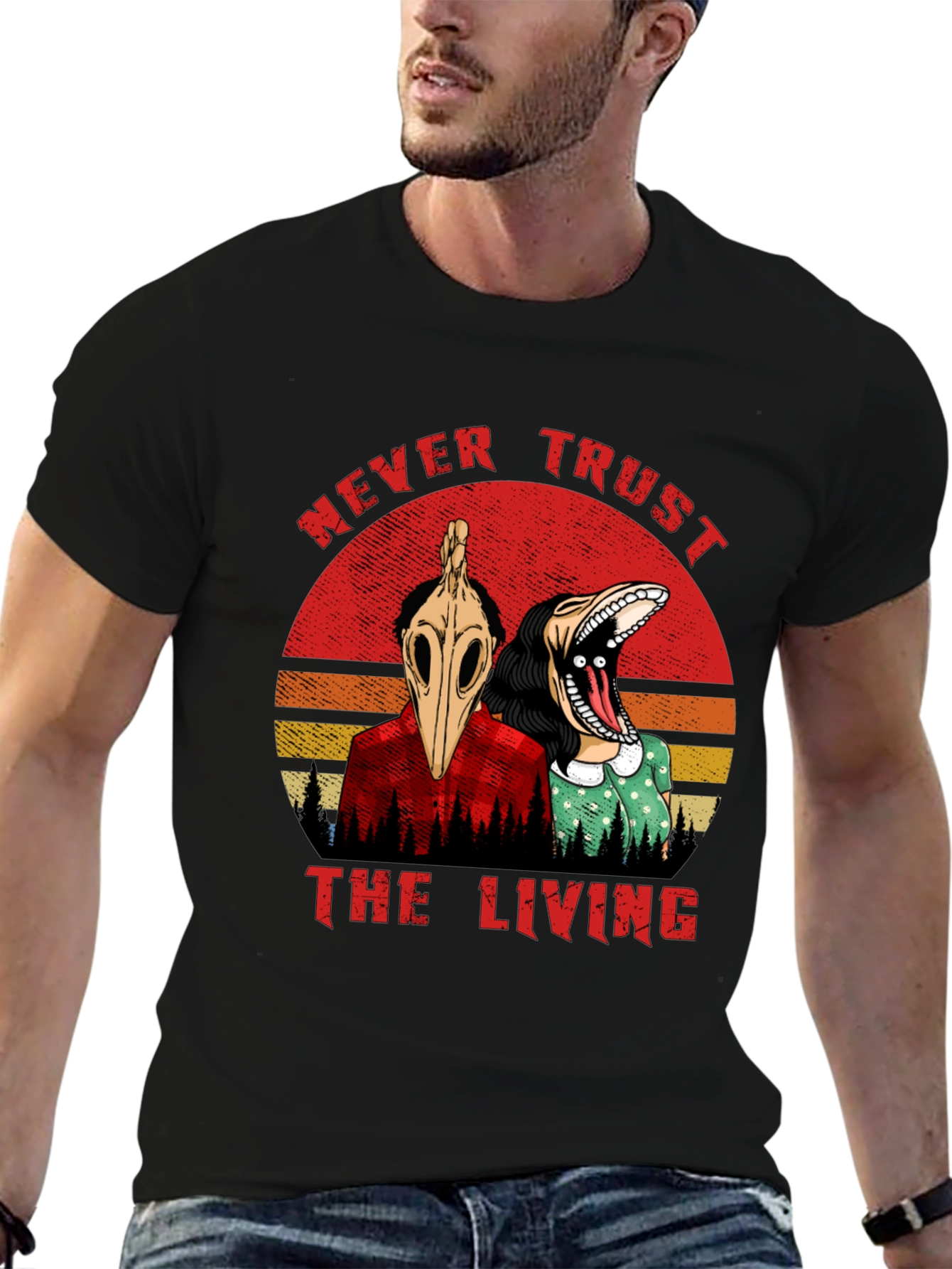 Never Trust the Living Graphic Tee