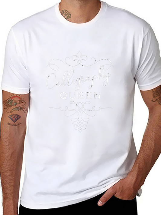 Calligraphy Queen Black T-Shirt