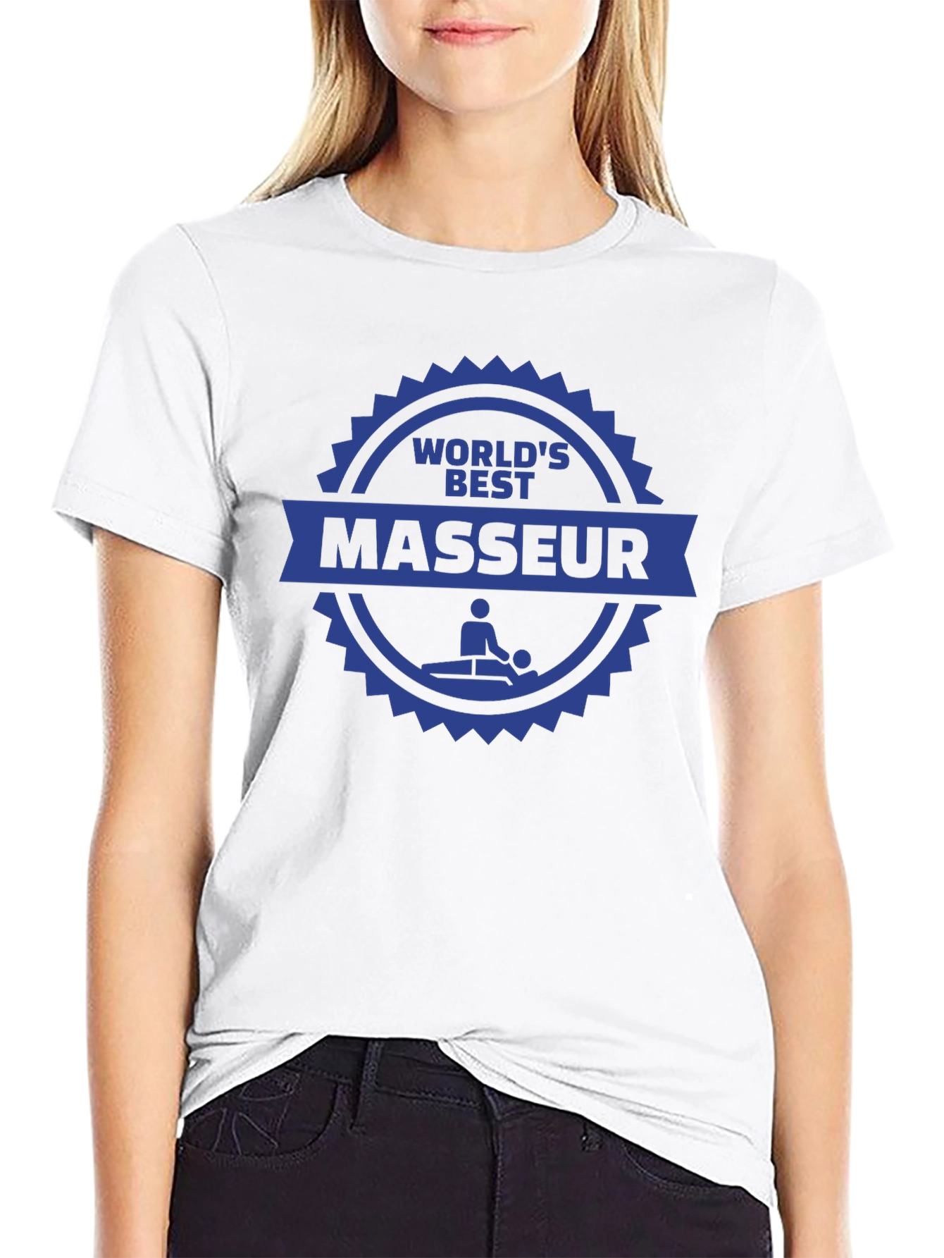 Worlds Best Masseur T-Shirt - Massage Therapist Gift