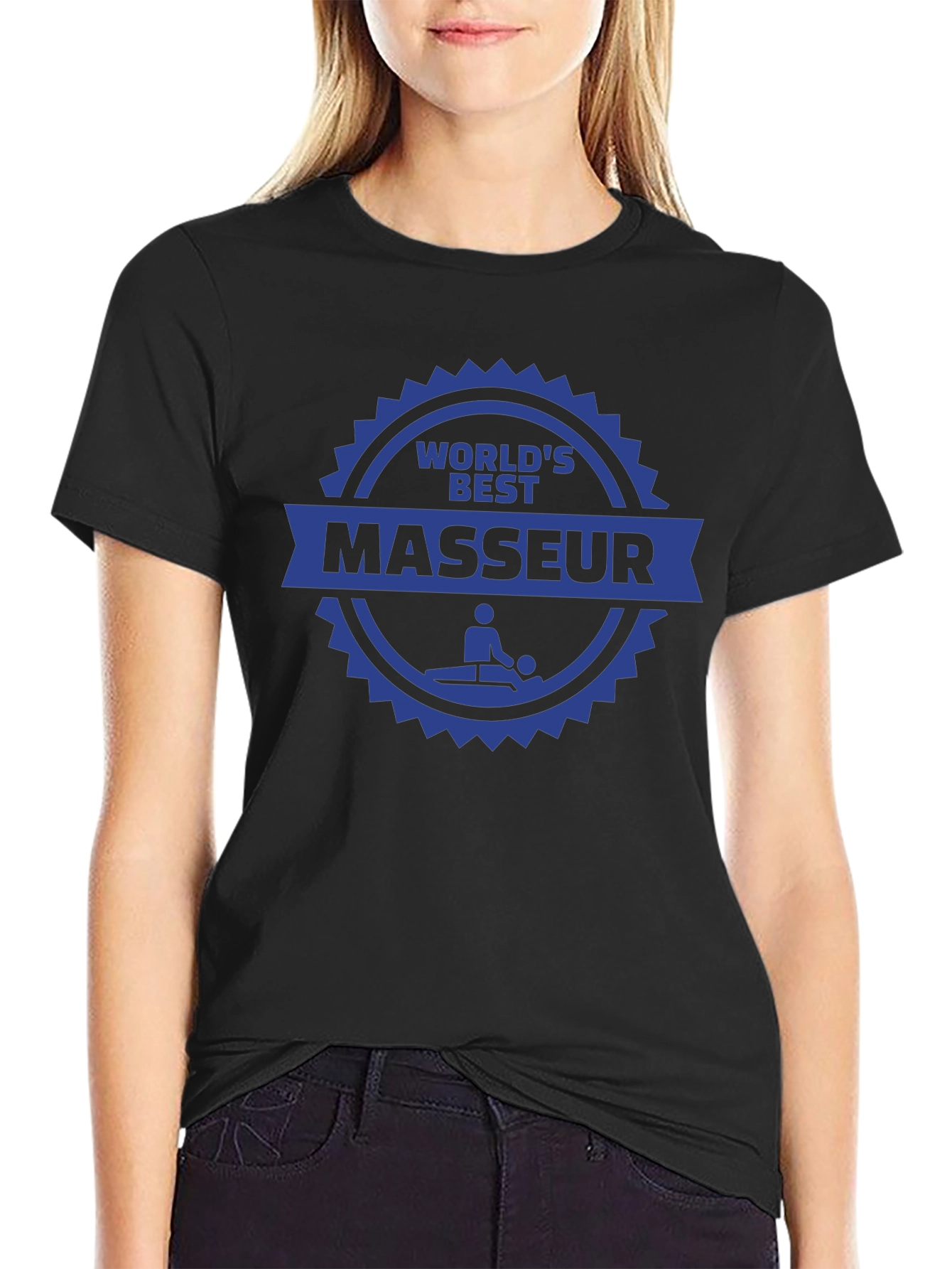 Worlds Best Masseur T-Shirt - Massage Therapist Gift
