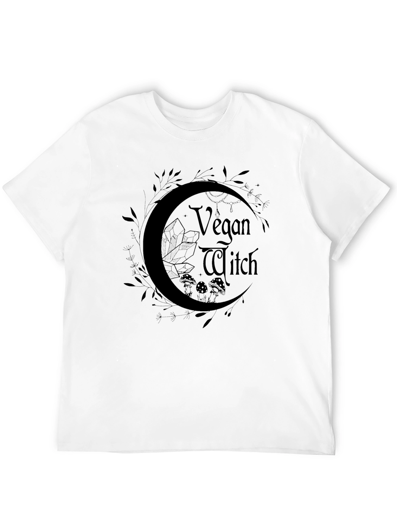 Vegan Witch T-Shirt Black Graphic Tee