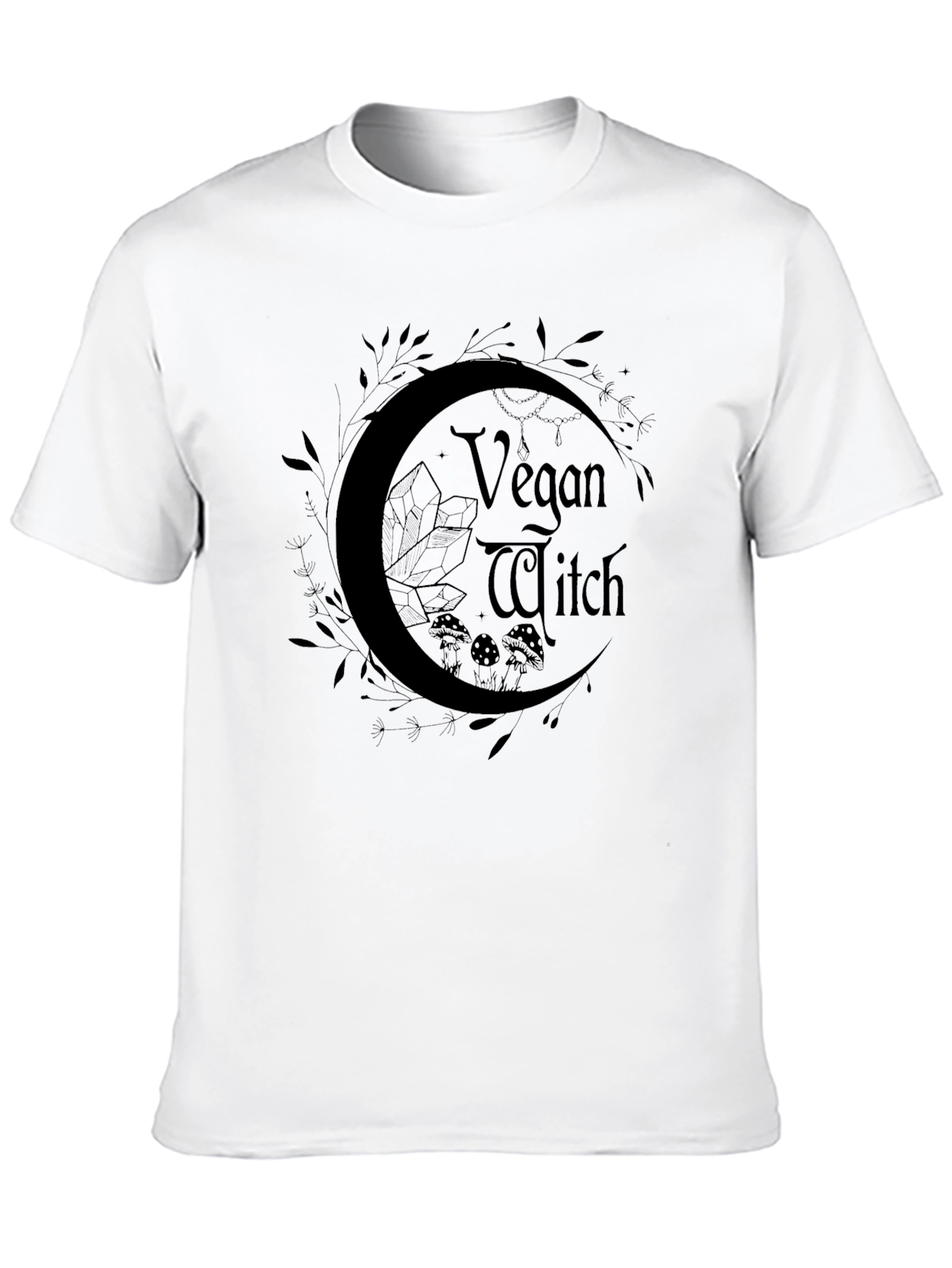 Vegan Witch T-Shirt Black Graphic Tee
