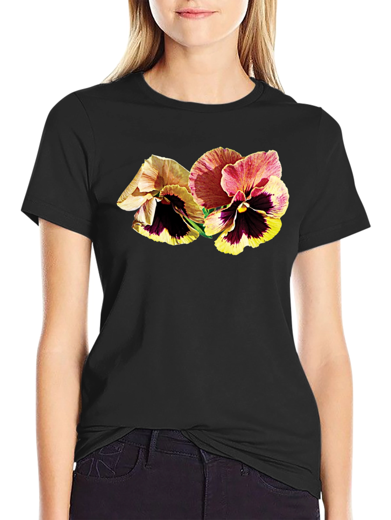 Floral T-Shirt - Stylish Flower Design Tee
