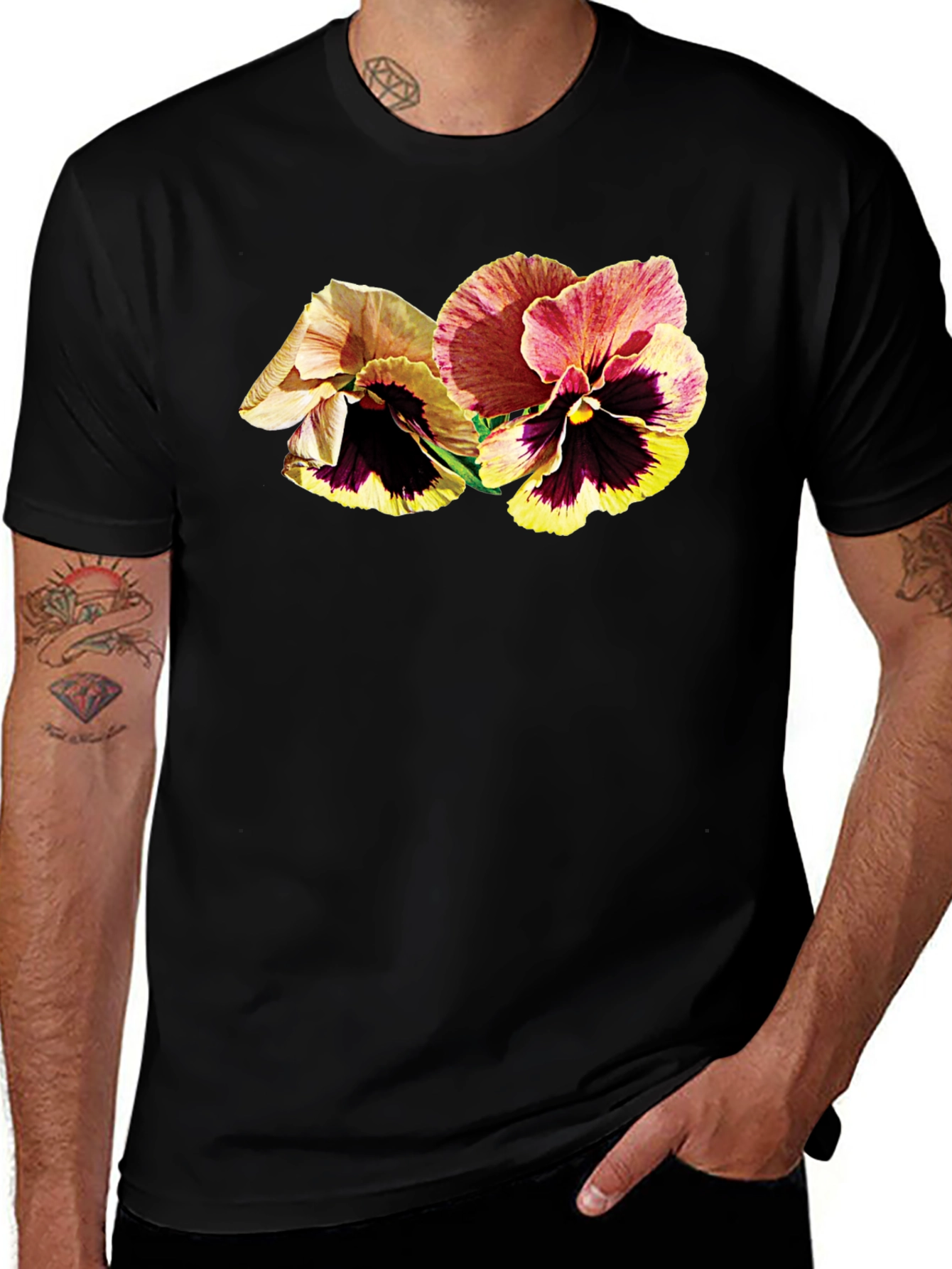 Floral T-Shirt - Stylish Flower Design Tee