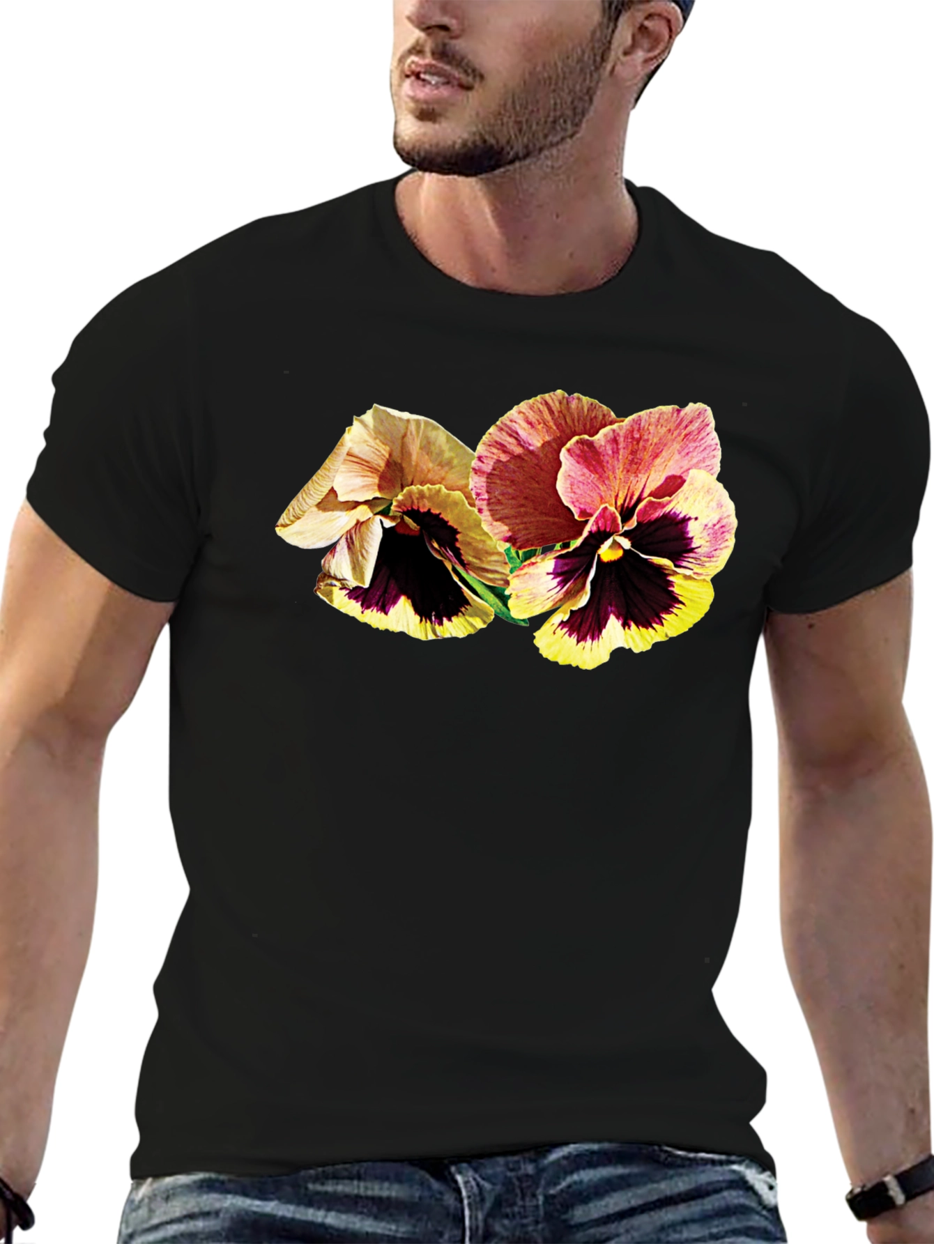 Floral T-Shirt - Stylish Flower Design Tee