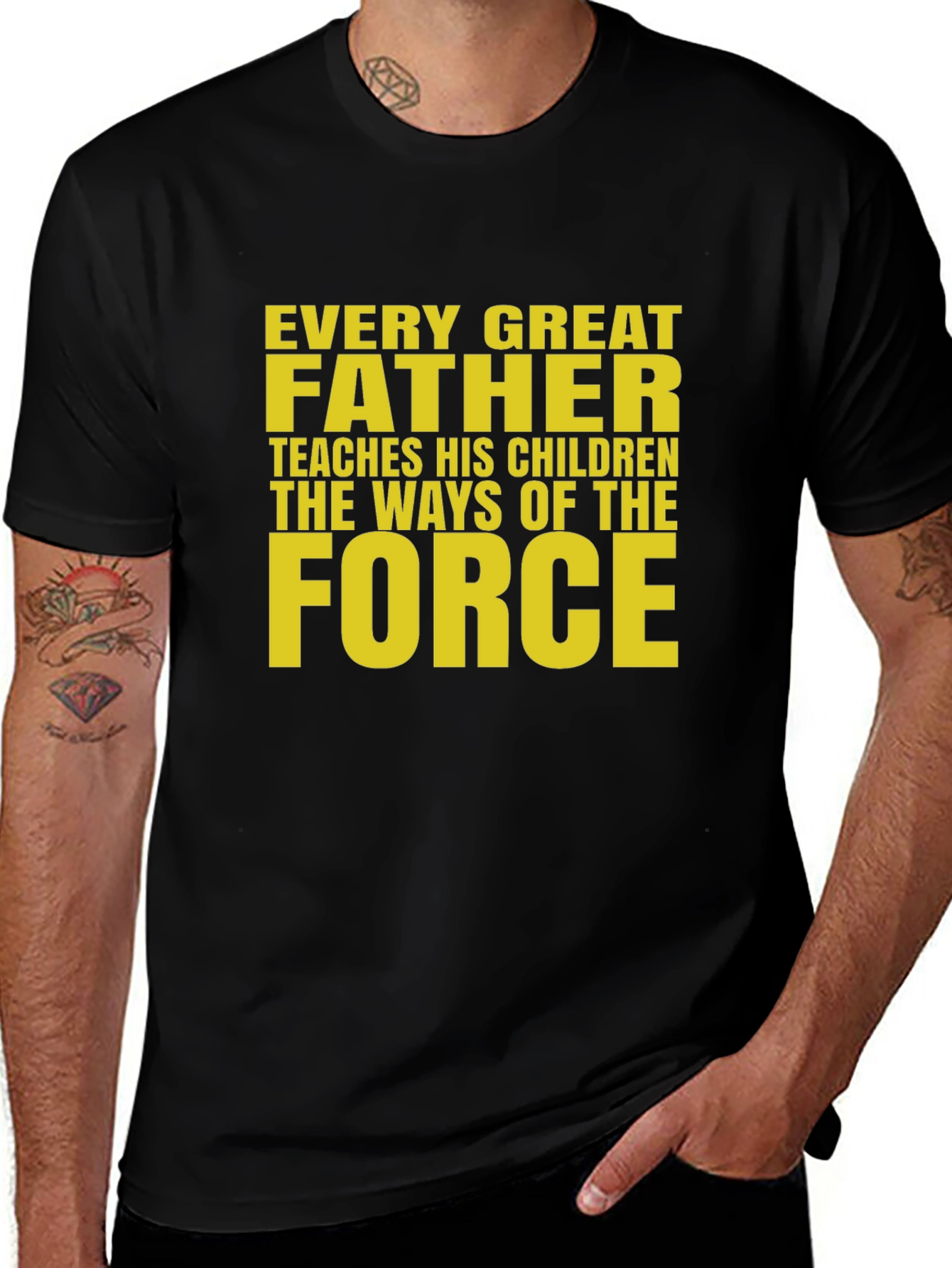 Every Great Father T-Shirt - Force
