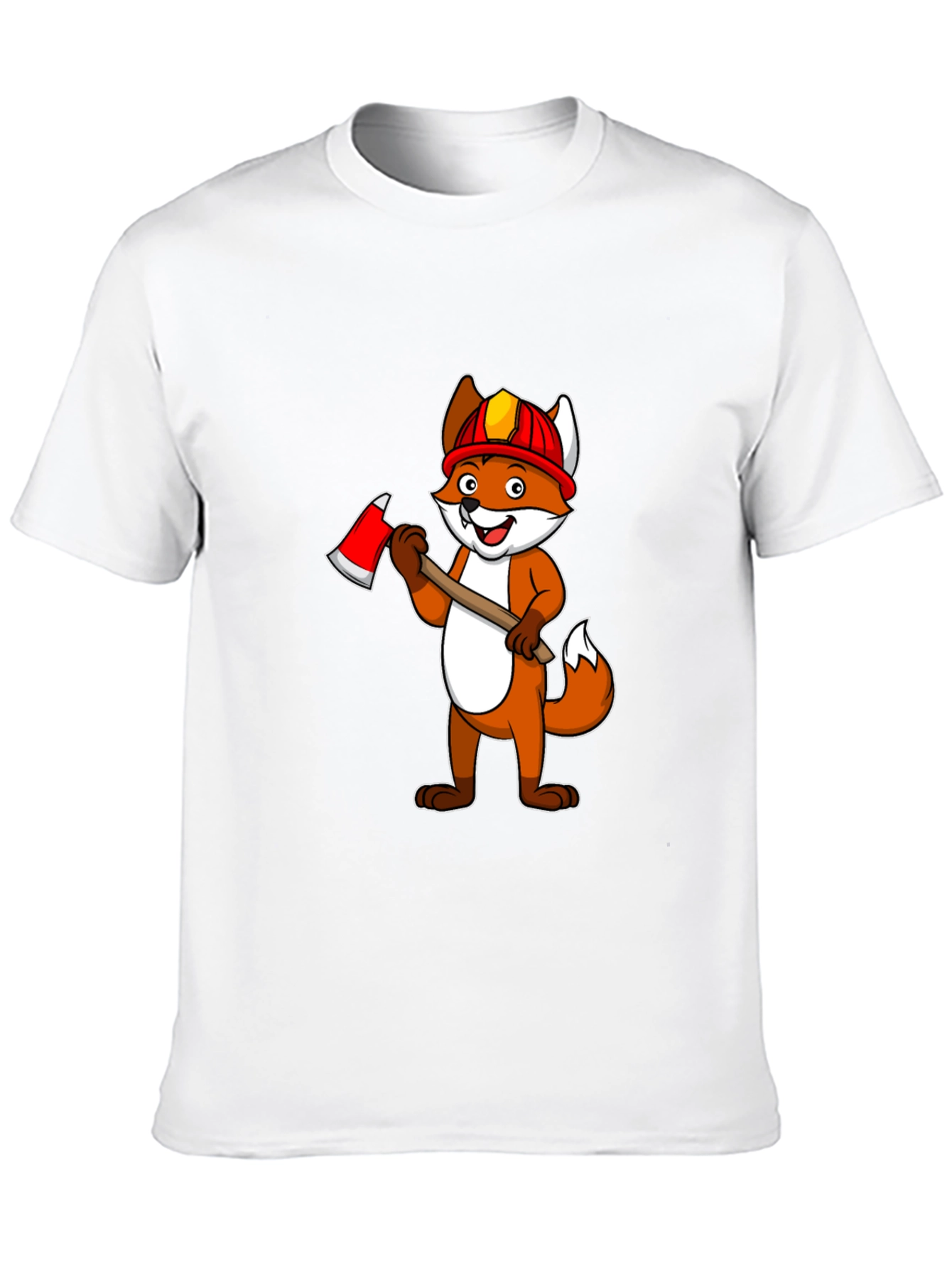 Fox Firefighter Graphic T-Shirt