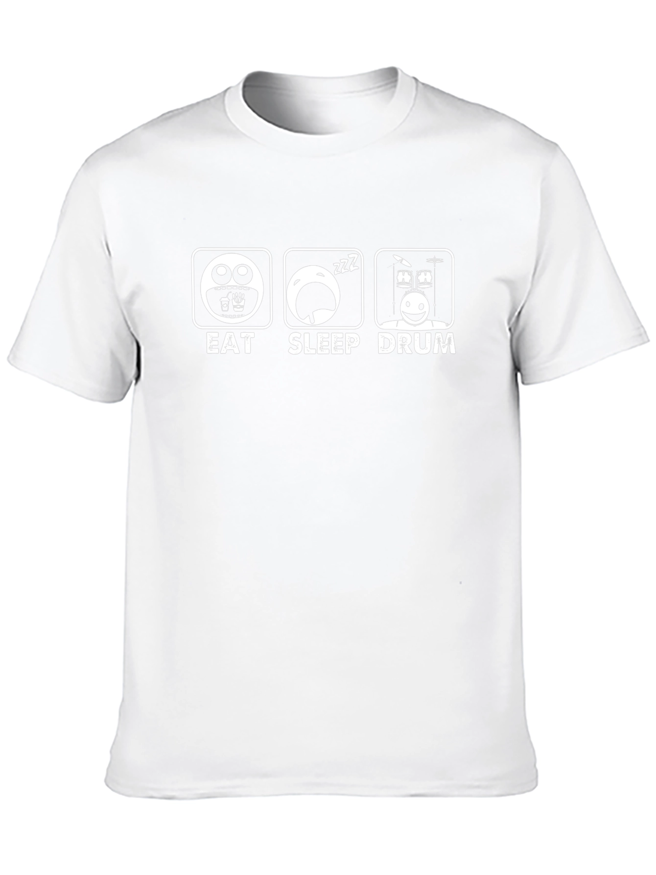 Eat Sleep Drum T-Shirt | Funny Drummer Tee | Music Lover Graphic Shirt | Gift for Drummers | Free Shipping $50+