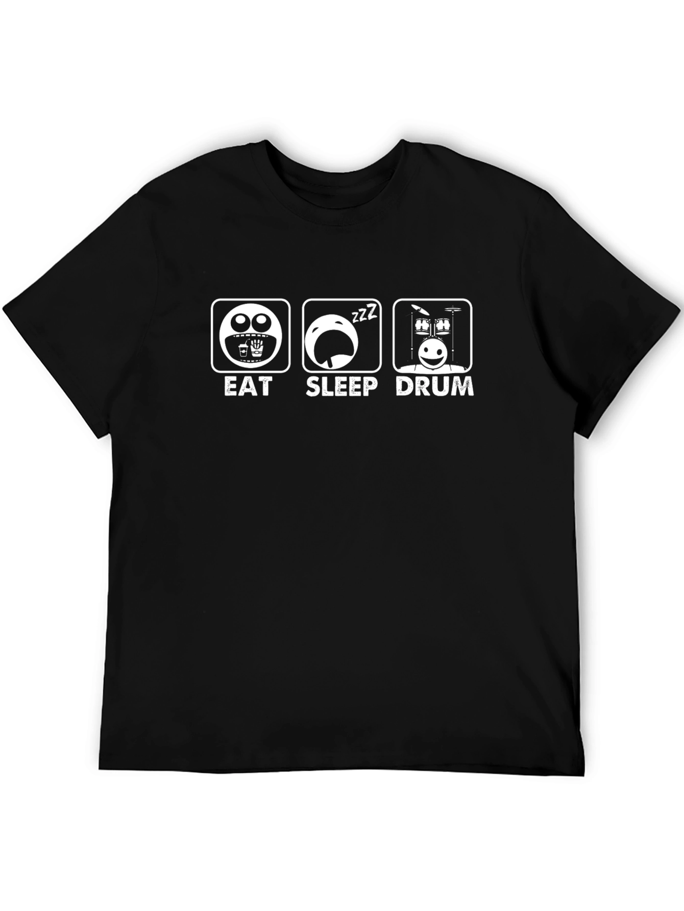 Eat Sleep Drum T-Shirt | Funny Drummer Tee | Music Lover Graphic Shirt | Gift for Drummers | Free Shipping $50+