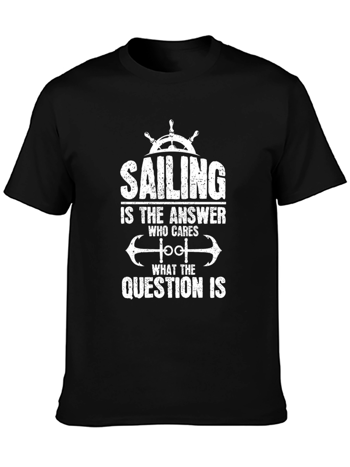 Sailing Answer Mens Graphic T-Shirt