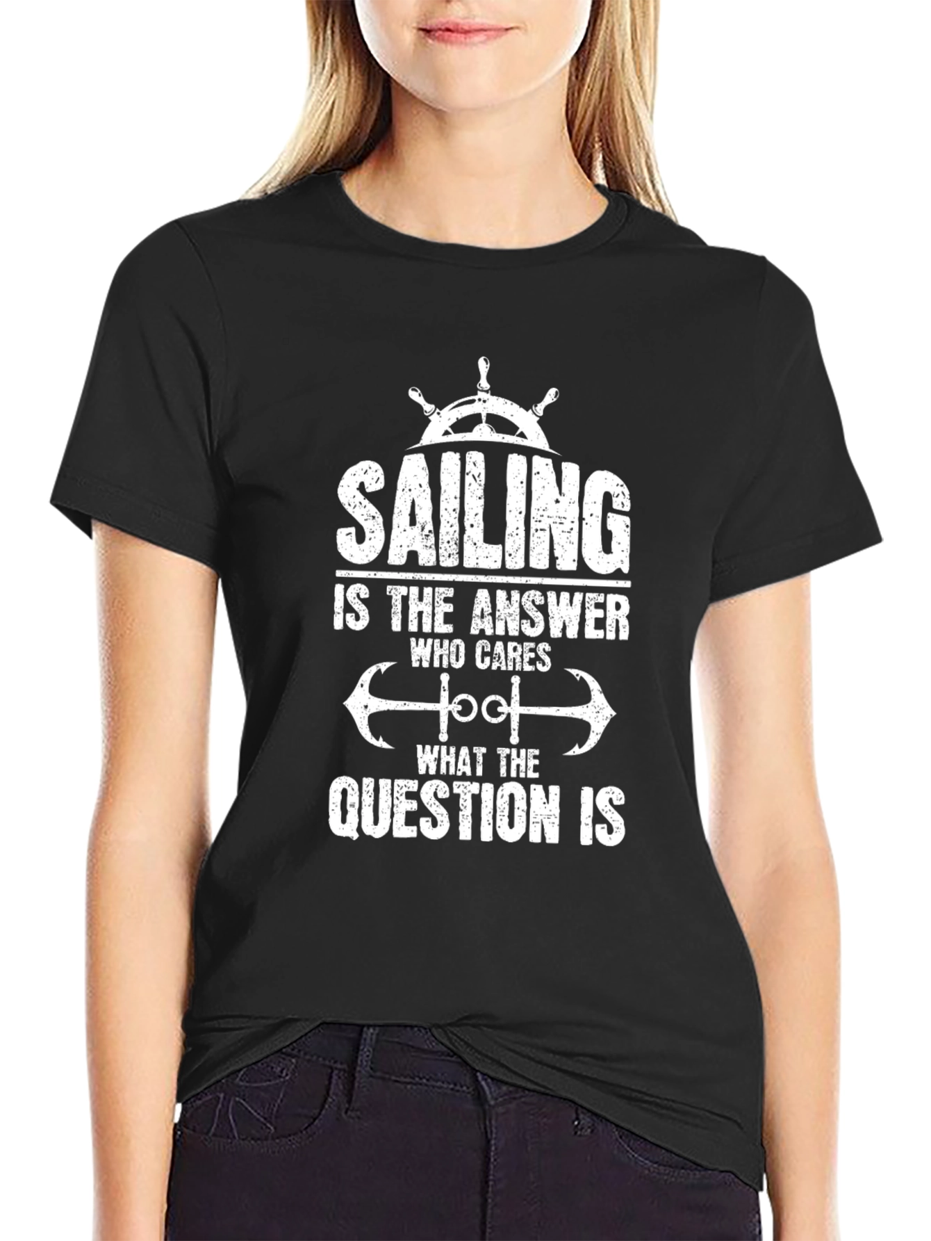 Sailing Answer Mens Graphic T-Shirt