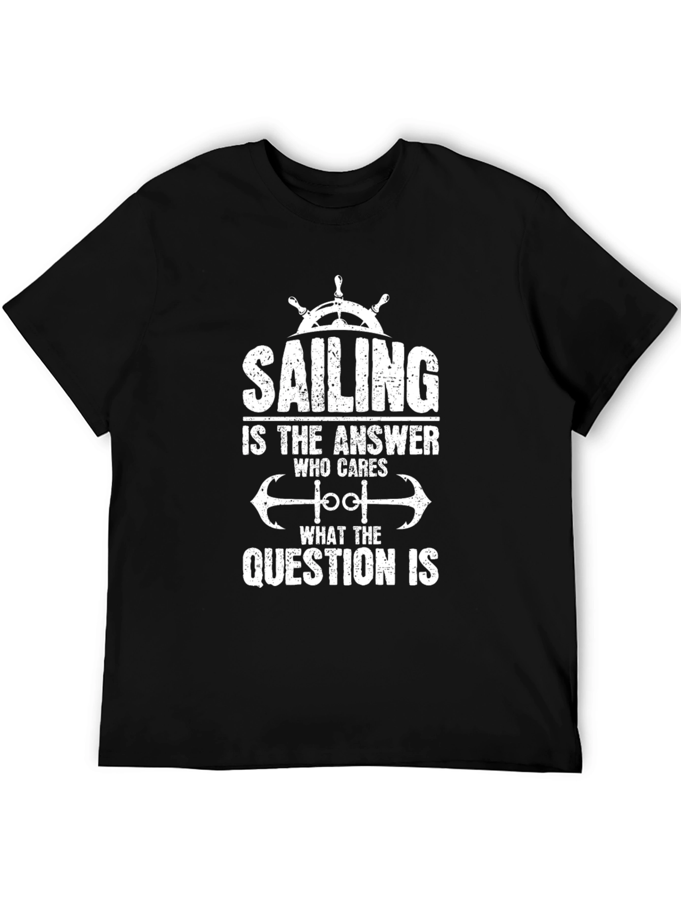 Sailing Answer Mens Graphic T-Shirt