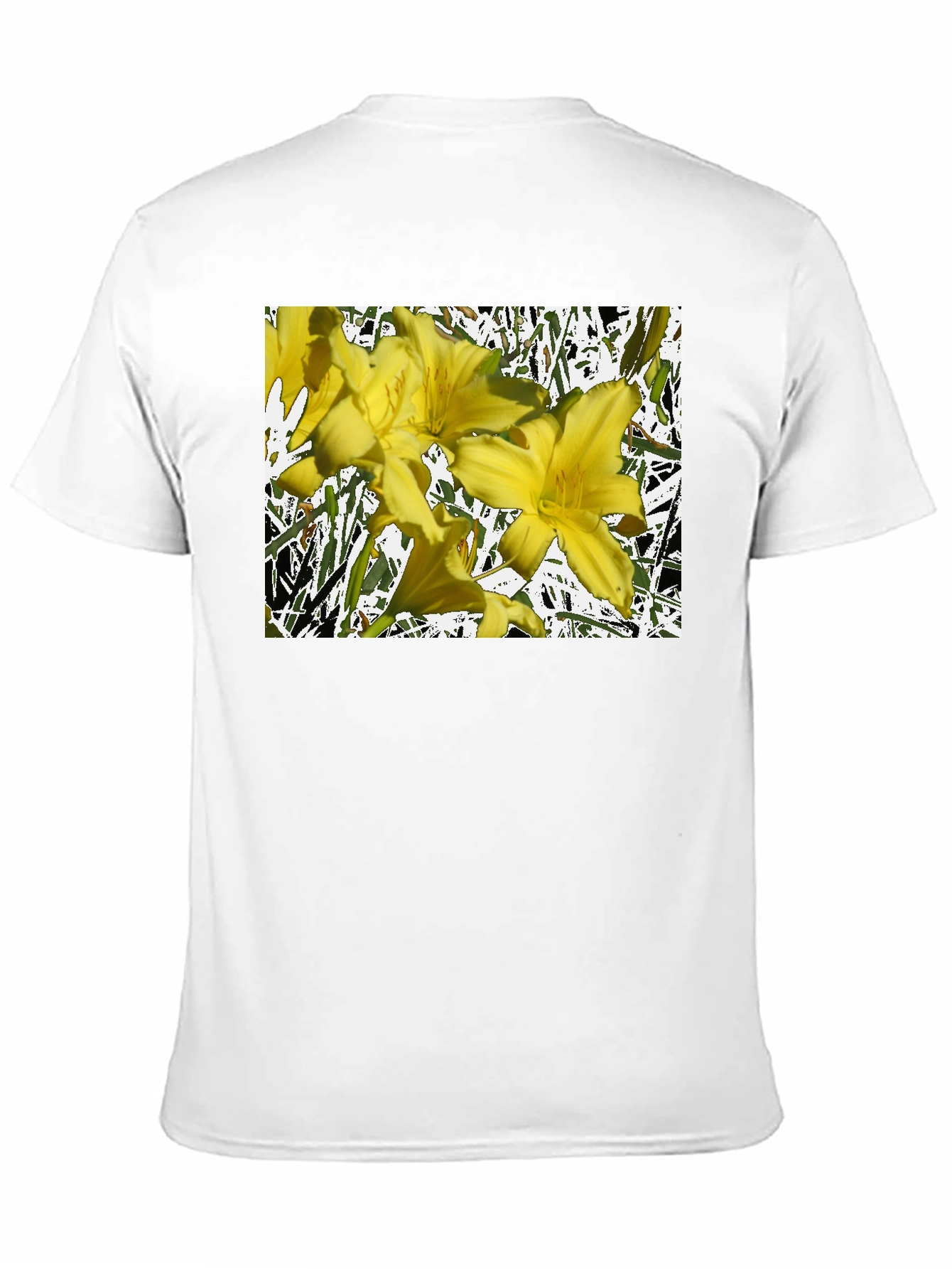 Floral Graphic Tee - Black