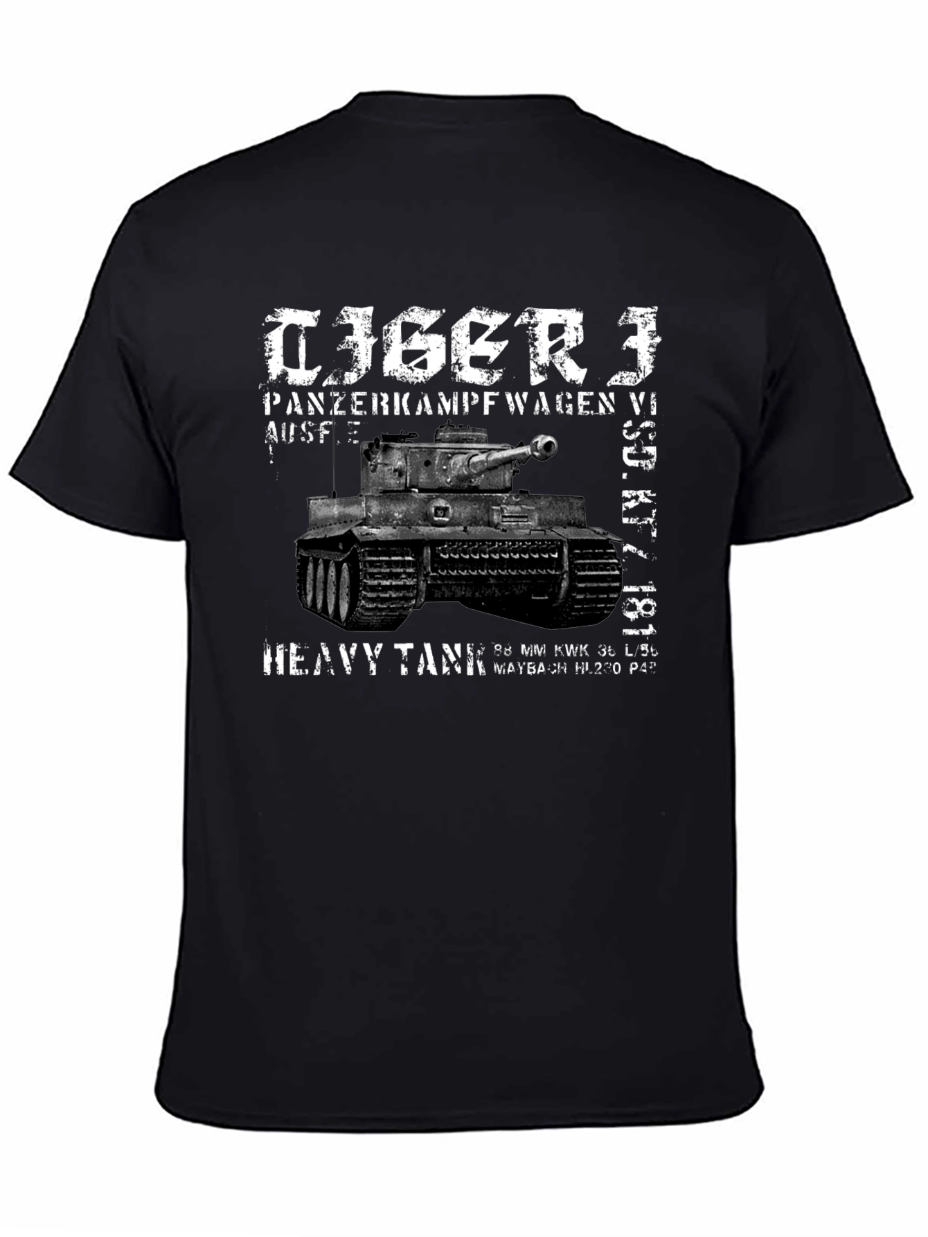 Tiger Tank T-Shirt - Military History Tee