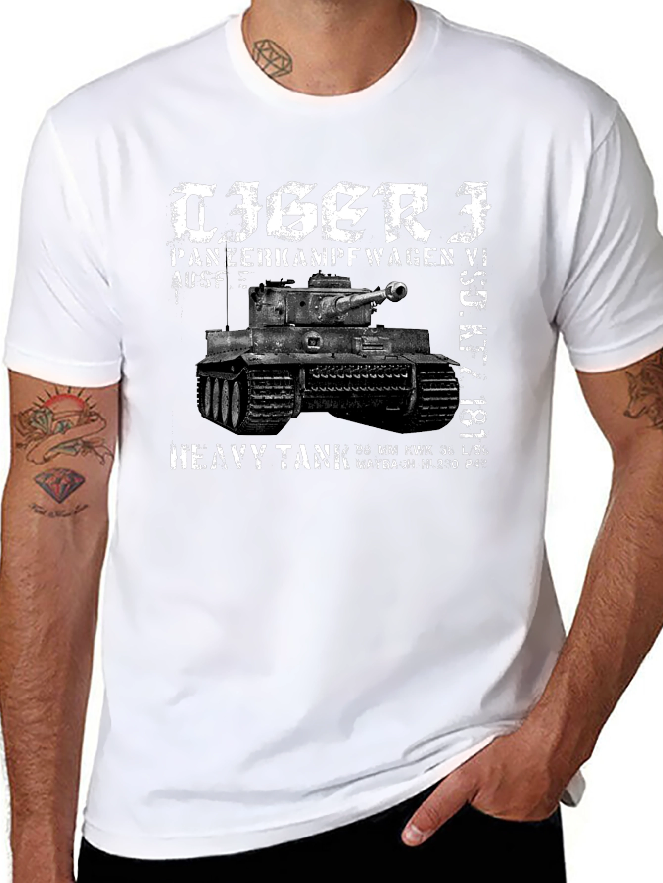 Tiger Tank T-Shirt - Military History Tee