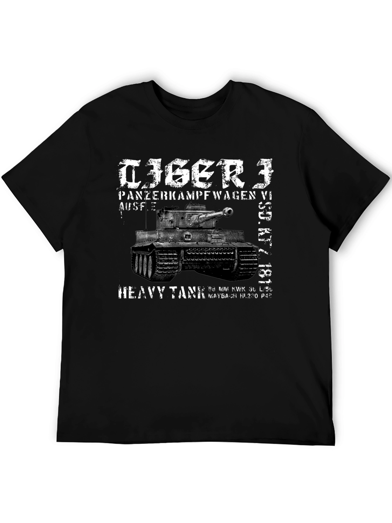 Tiger Tank T-Shirt - Military History Tee