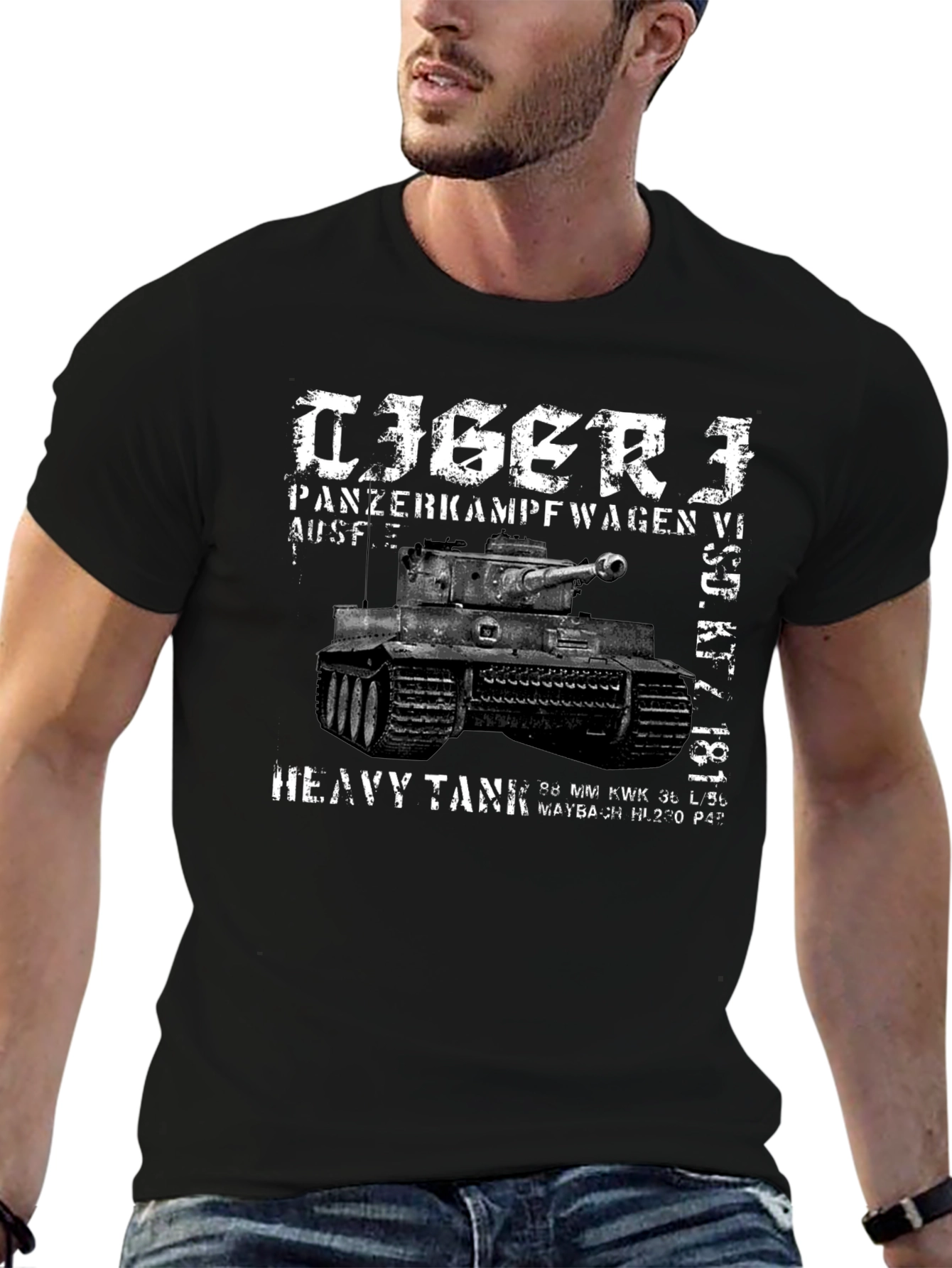 Tiger Tank T-Shirt - Military History Tee
